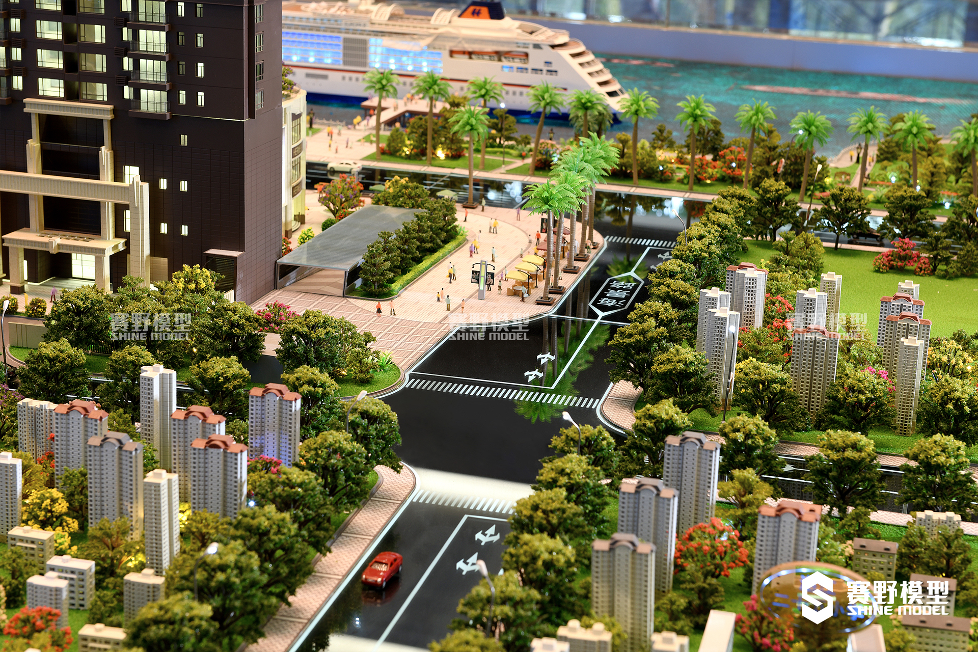 龙腾广场商业综合体沙盘模型