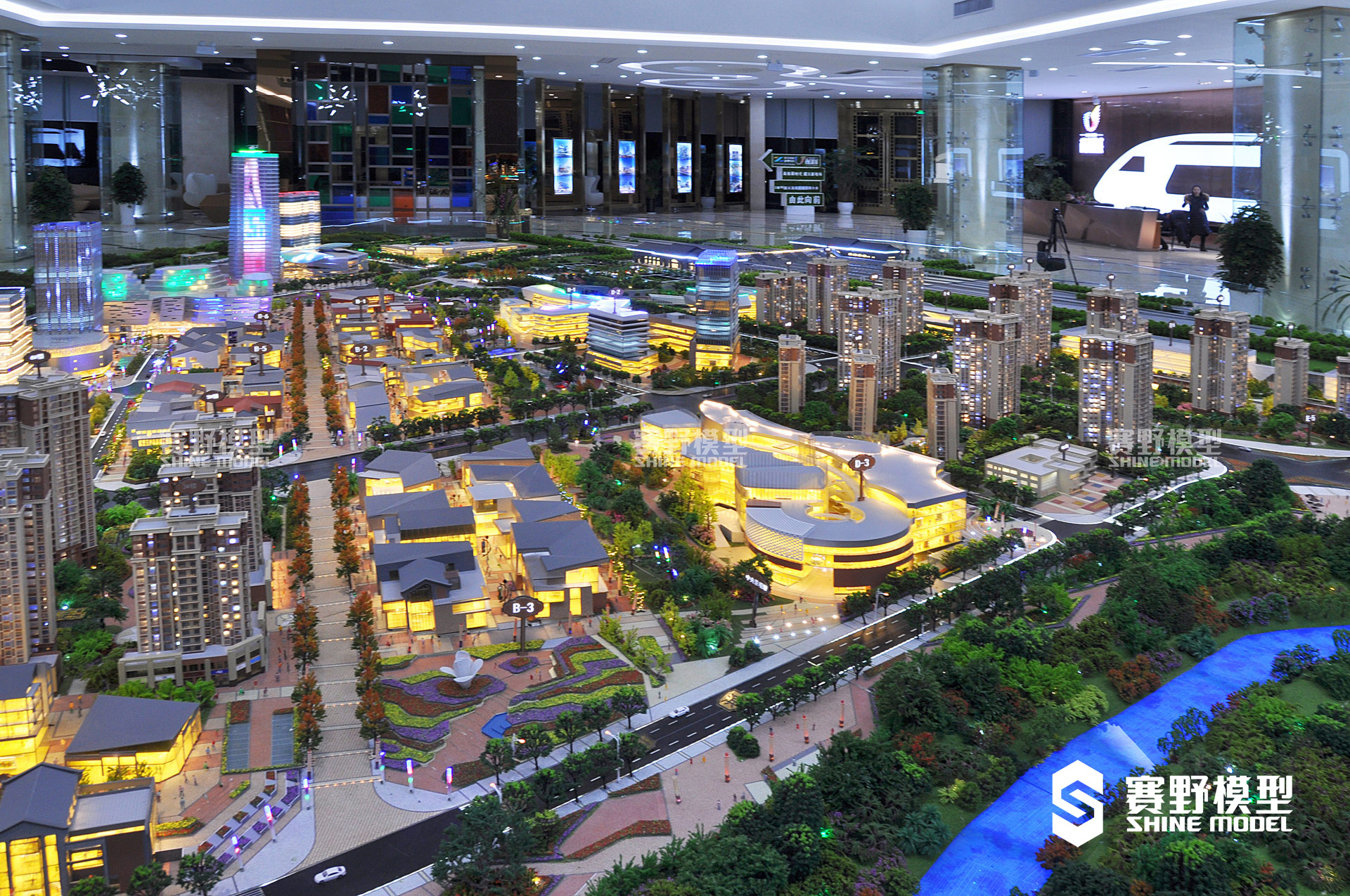 遵义铁投·高铁新城沙盘模型