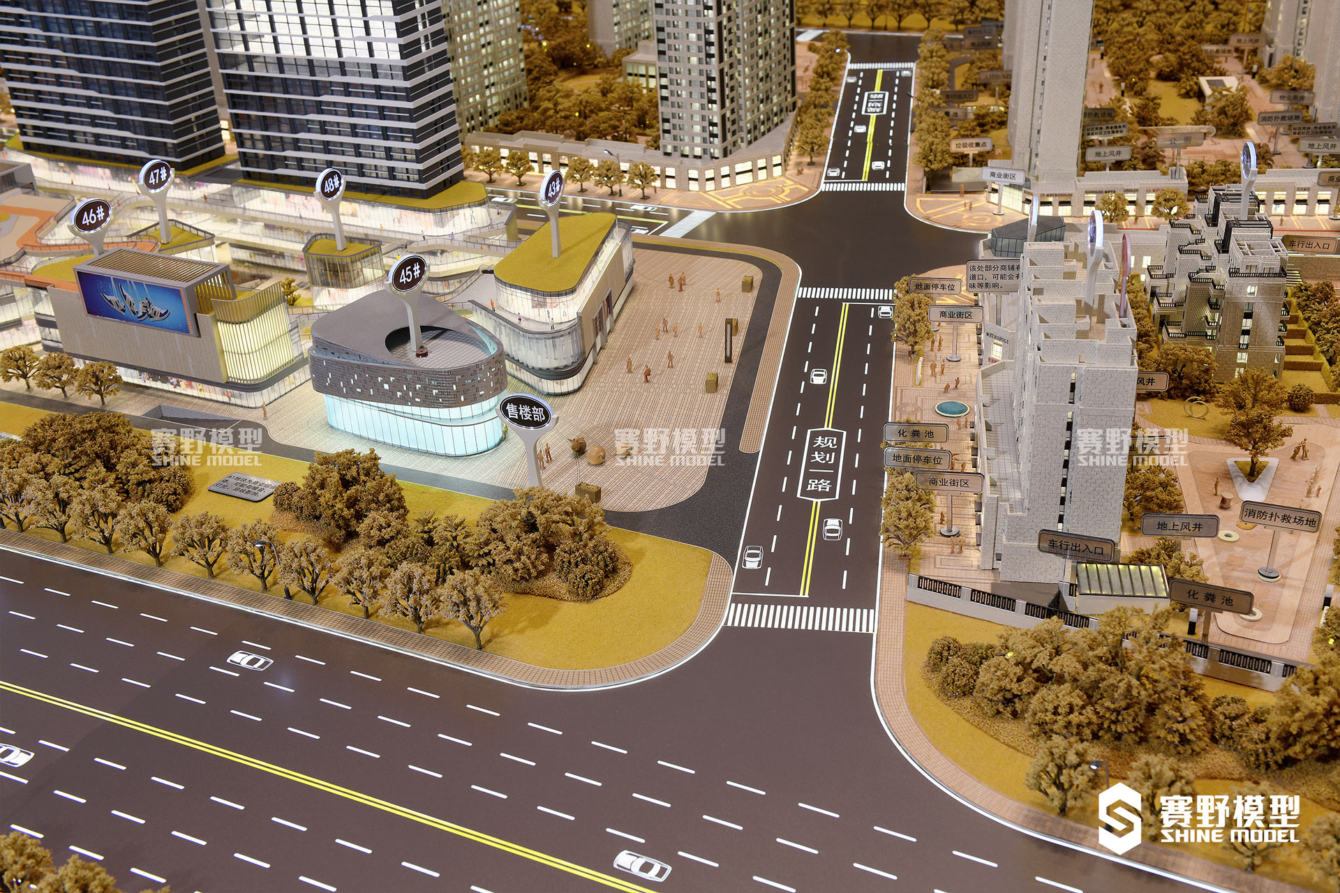 美的君兰半岛沙盘模型