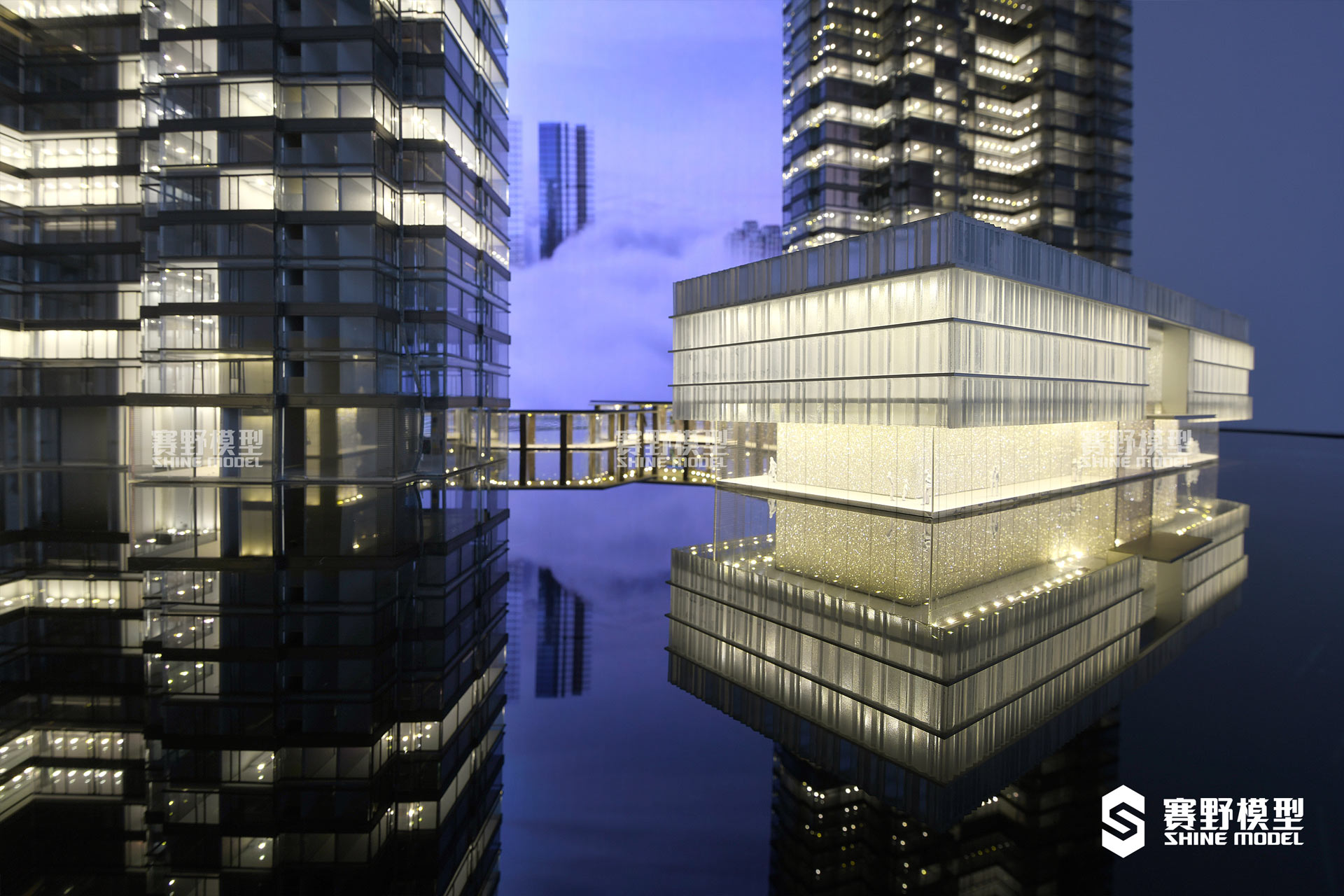 武汉中央文化区沙盘模型