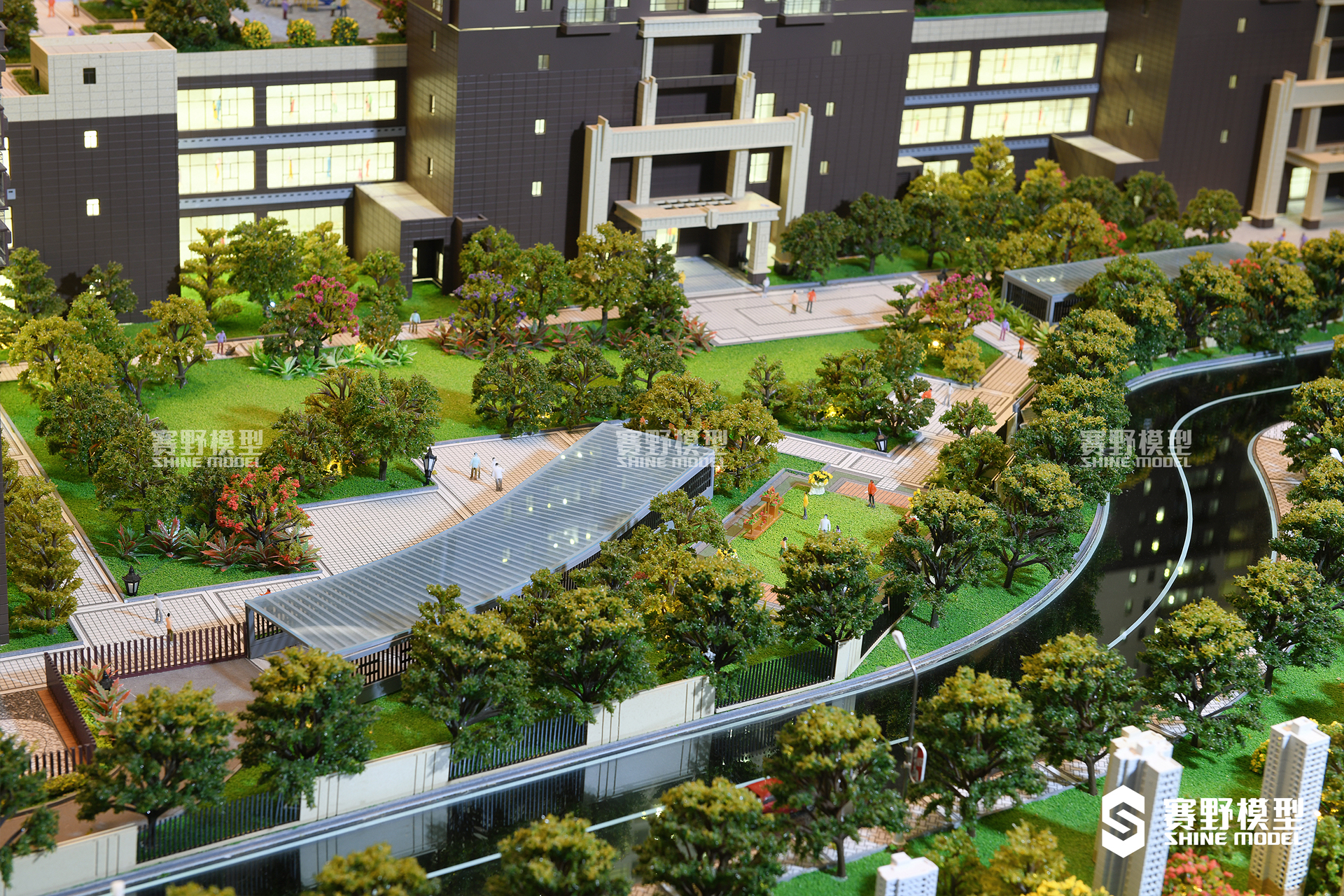 龙腾广场商业综合体沙盘模型