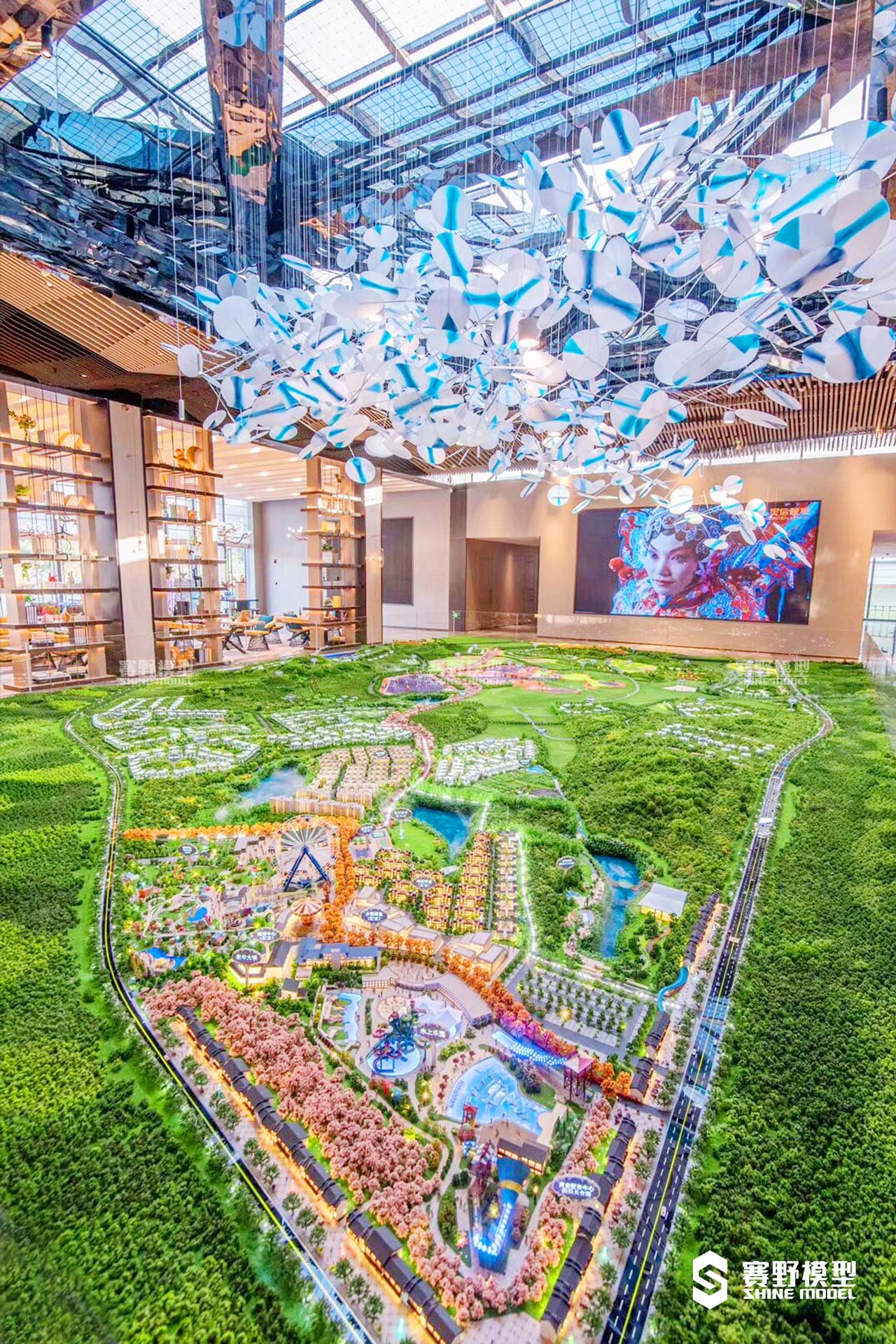 硕丰硕果小镇沙盘模型