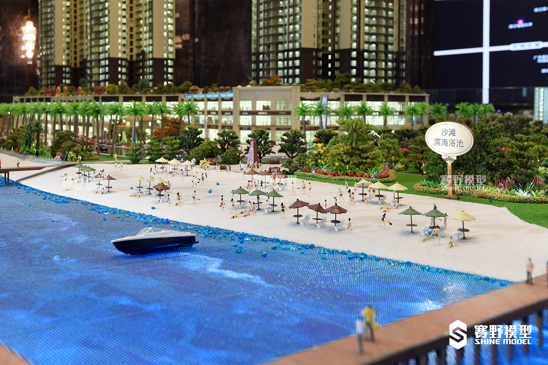 龙腾广场商业综合体沙盘模型