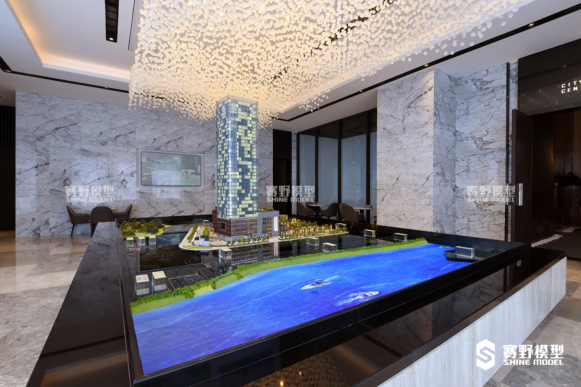 恒怡湾商业综合体沙盘模型