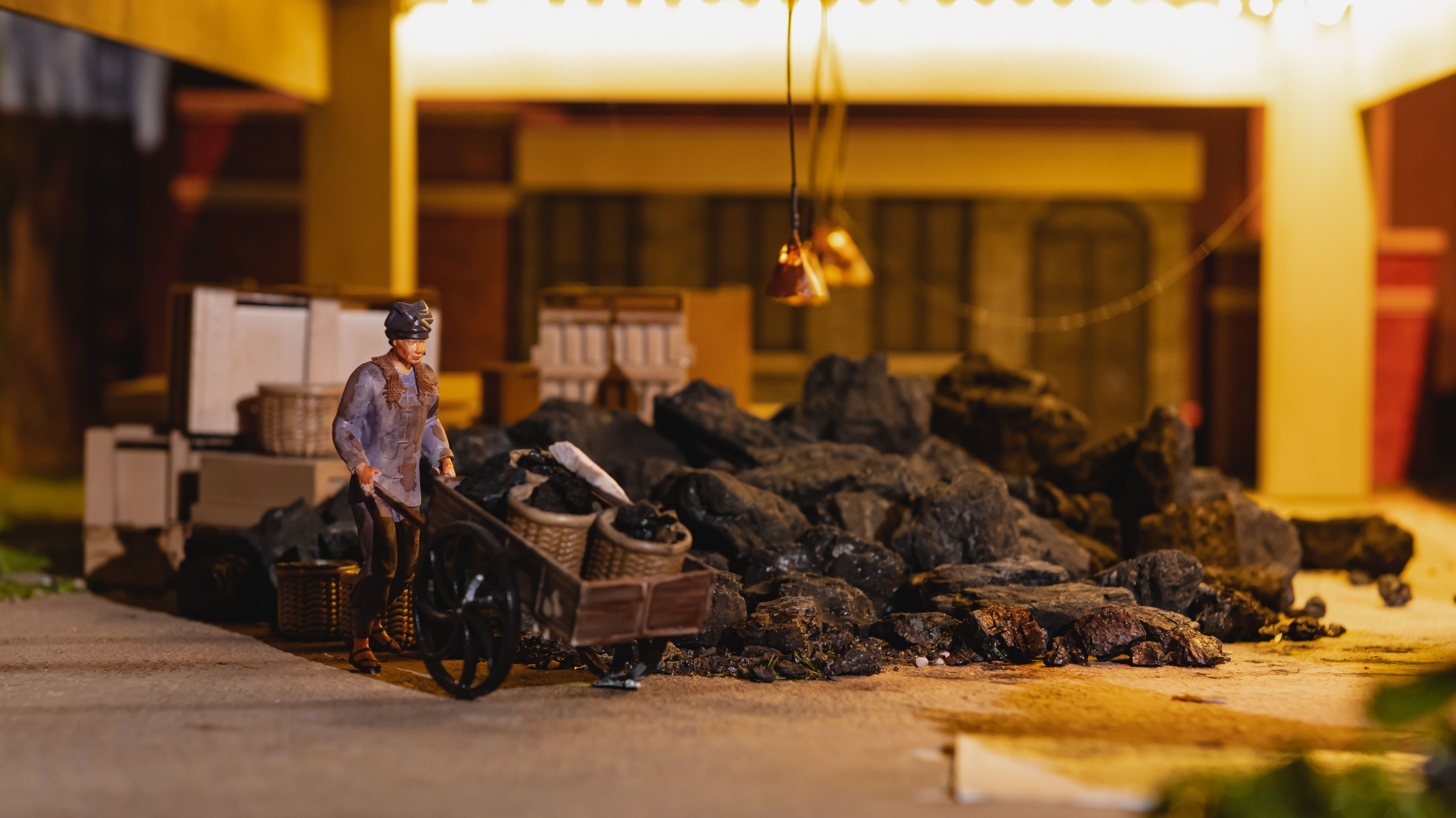 工业模型制作-发电厂沙盘模型-微缩场景模型