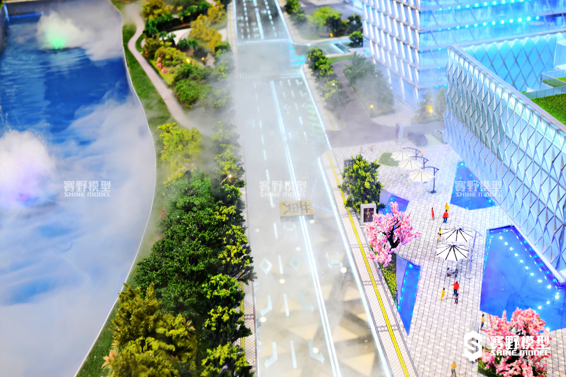 合肥金融城广场沙盘模型