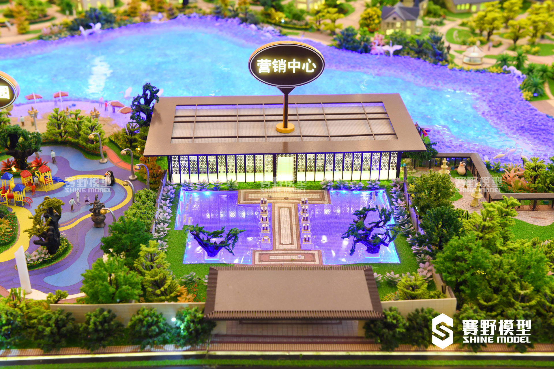 仪征恒大桃源天境文旅沙盘模型