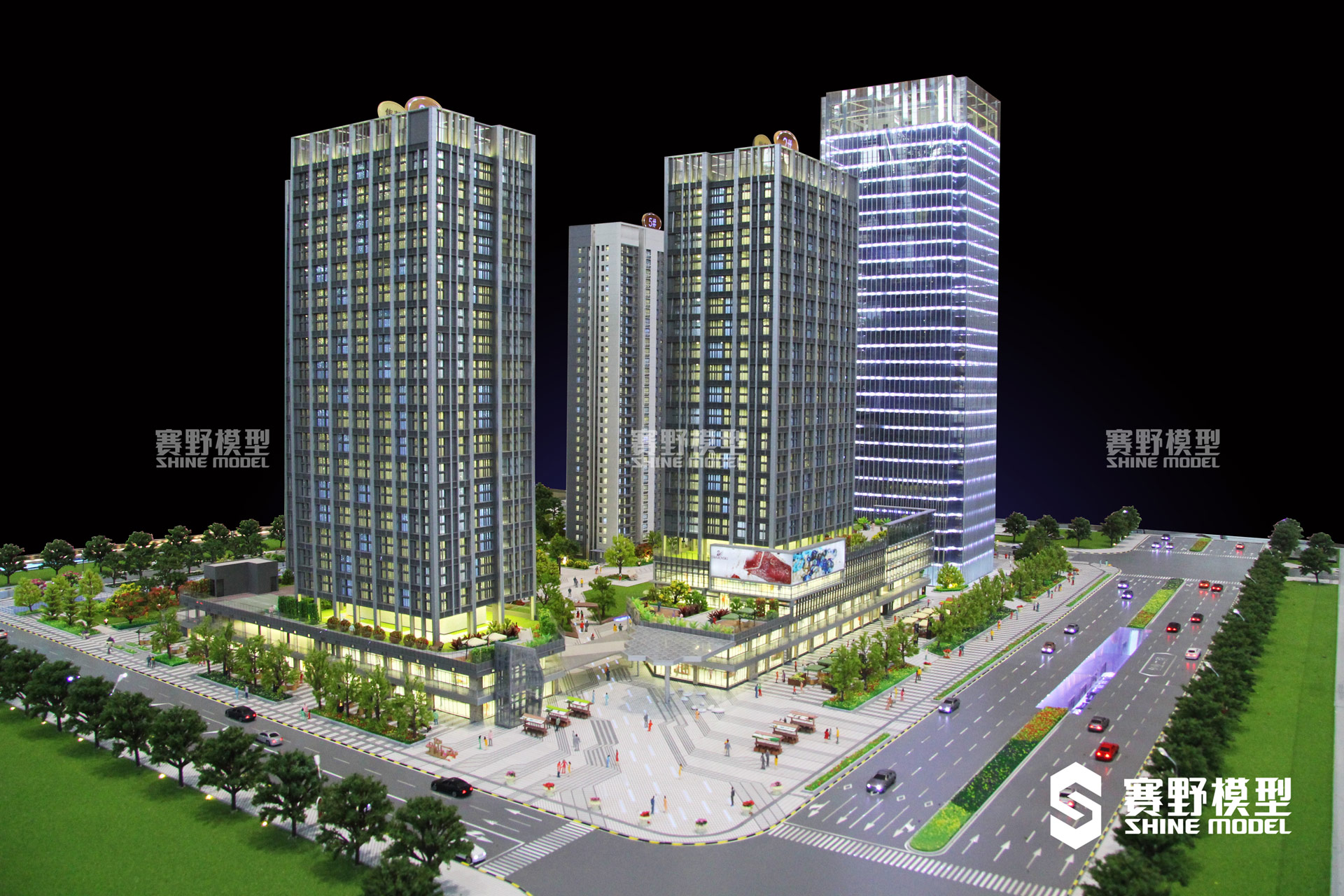 中粮创芯公园沙盘模型