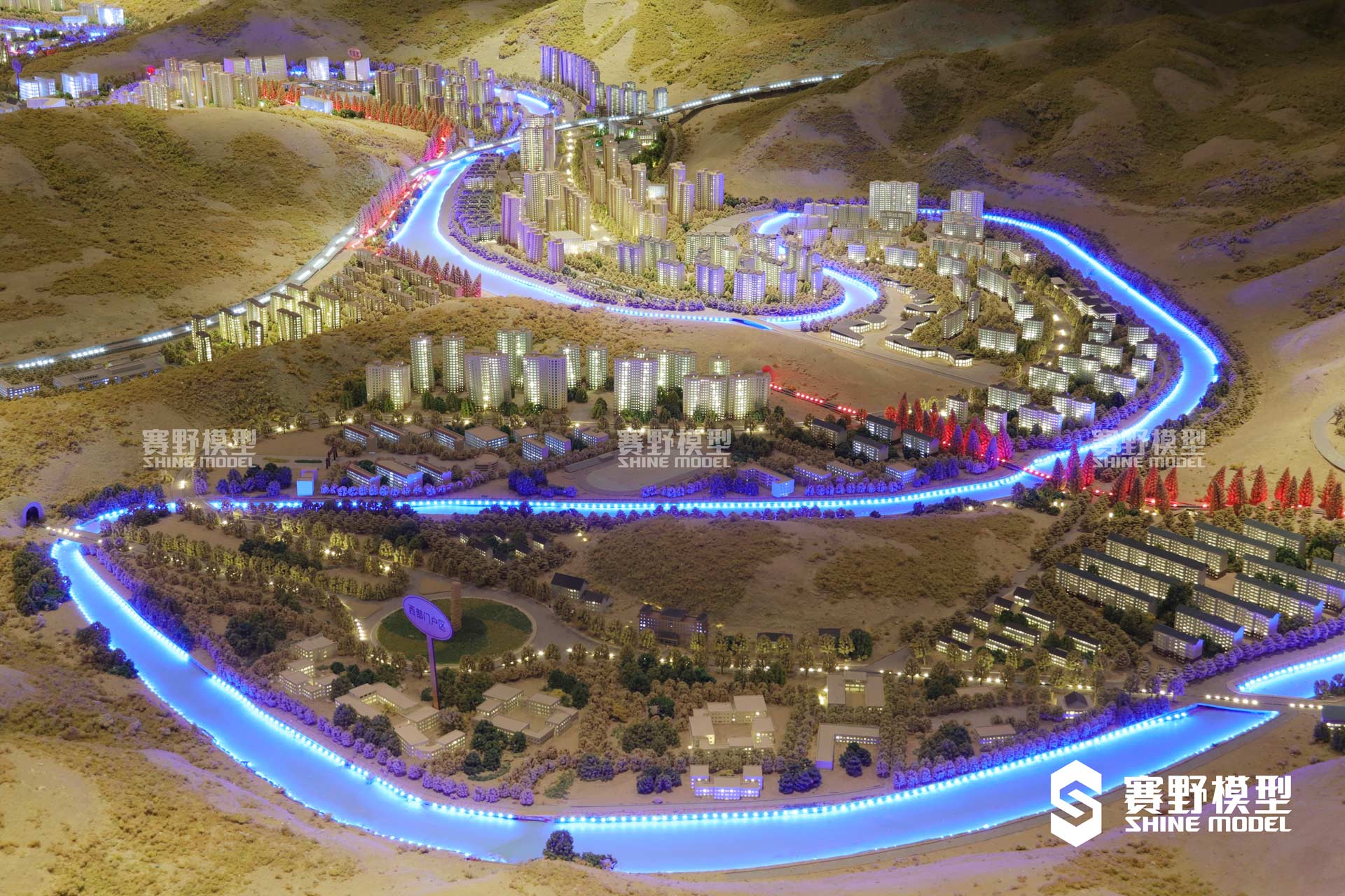 黄陵规划馆-规划沙盘模型