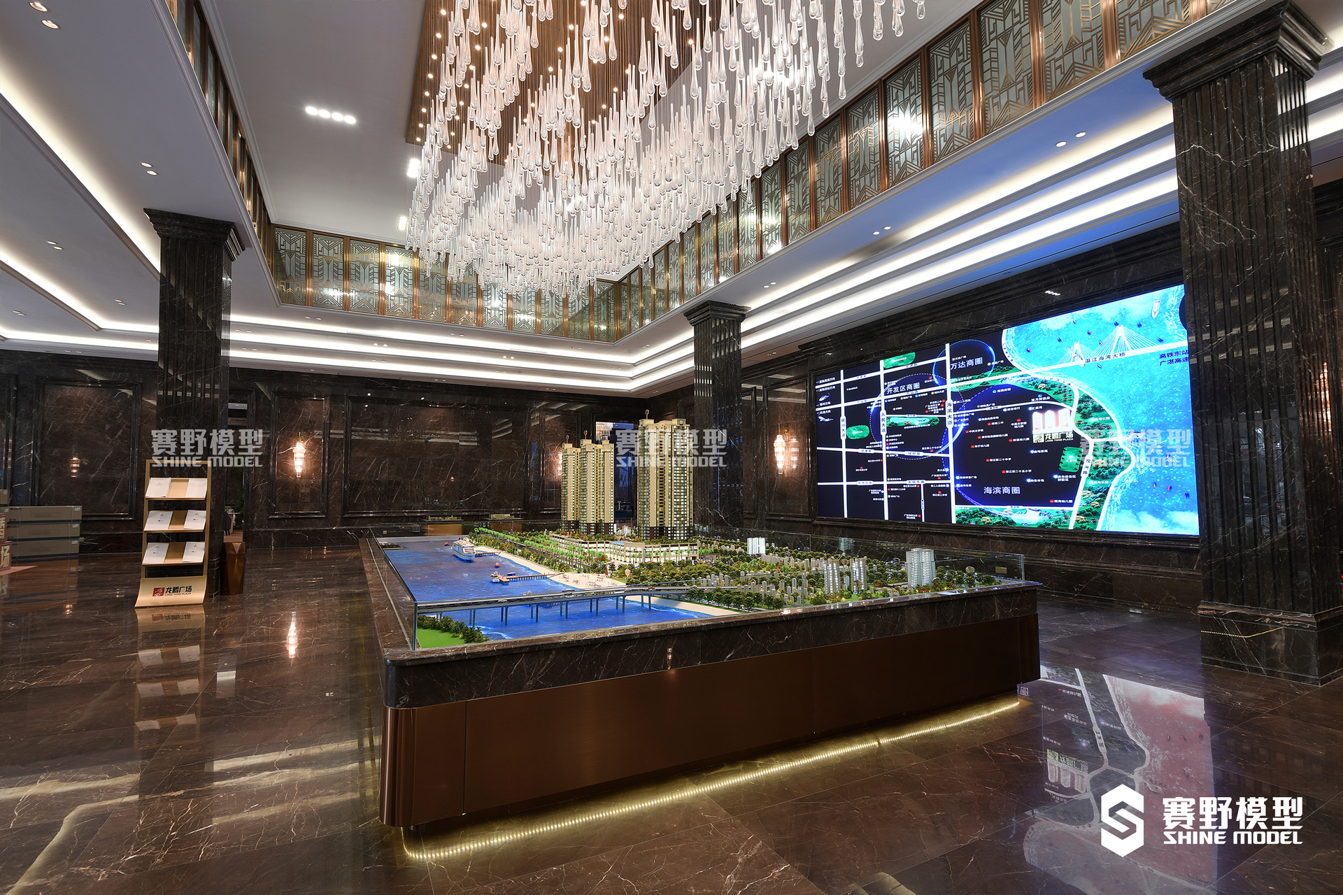 龙腾广场商业综合体沙盘模型