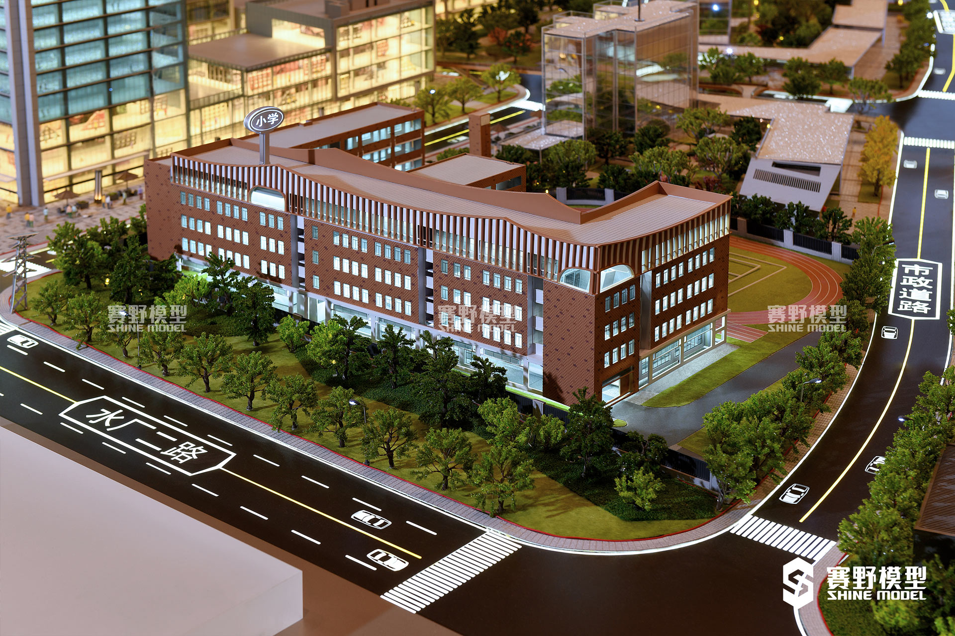 武汉融创一江源商业综合体沙盘模型