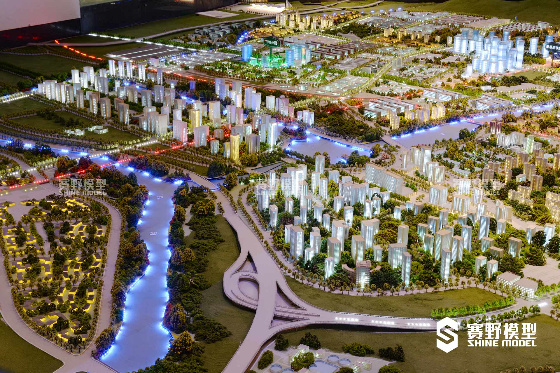 安康规划沙盘模型