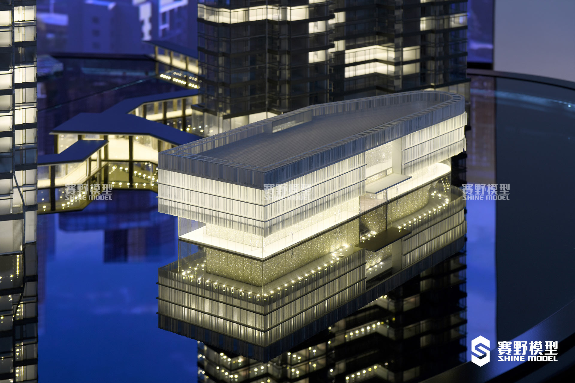 武汉中央文化区沙盘模型