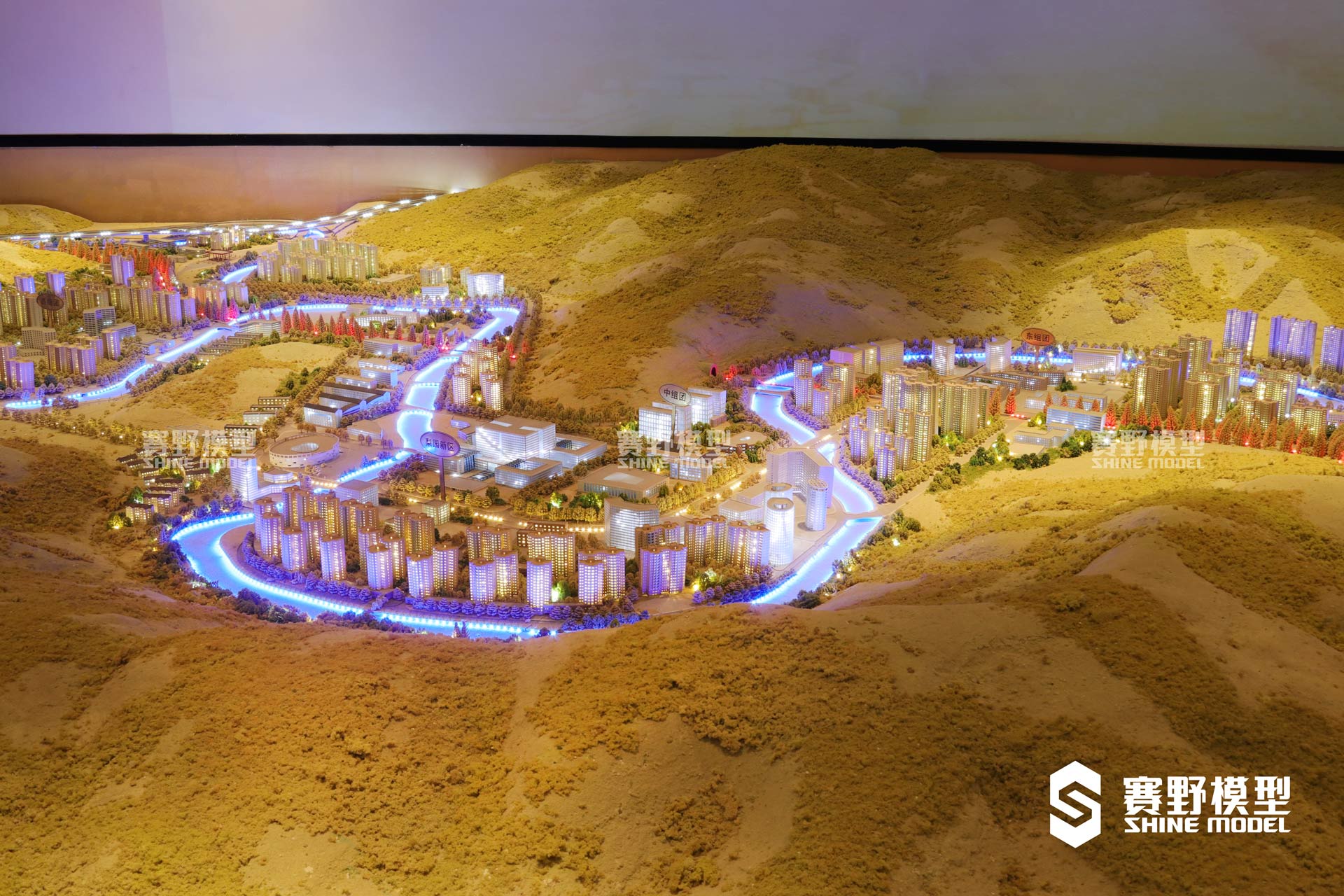 黄陵规划馆-规划沙盘模型