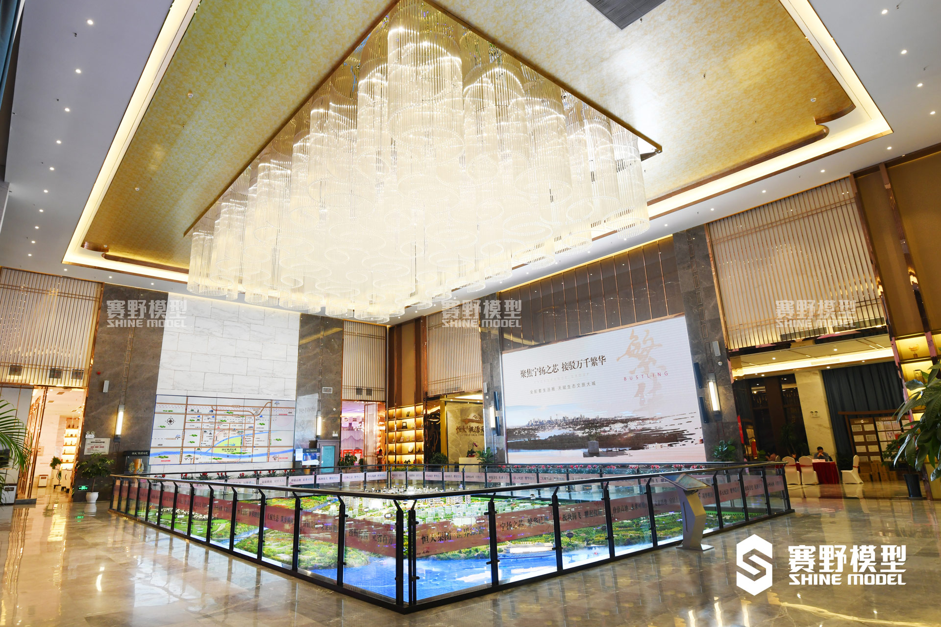 仪征恒大桃源天境文旅沙盘模型