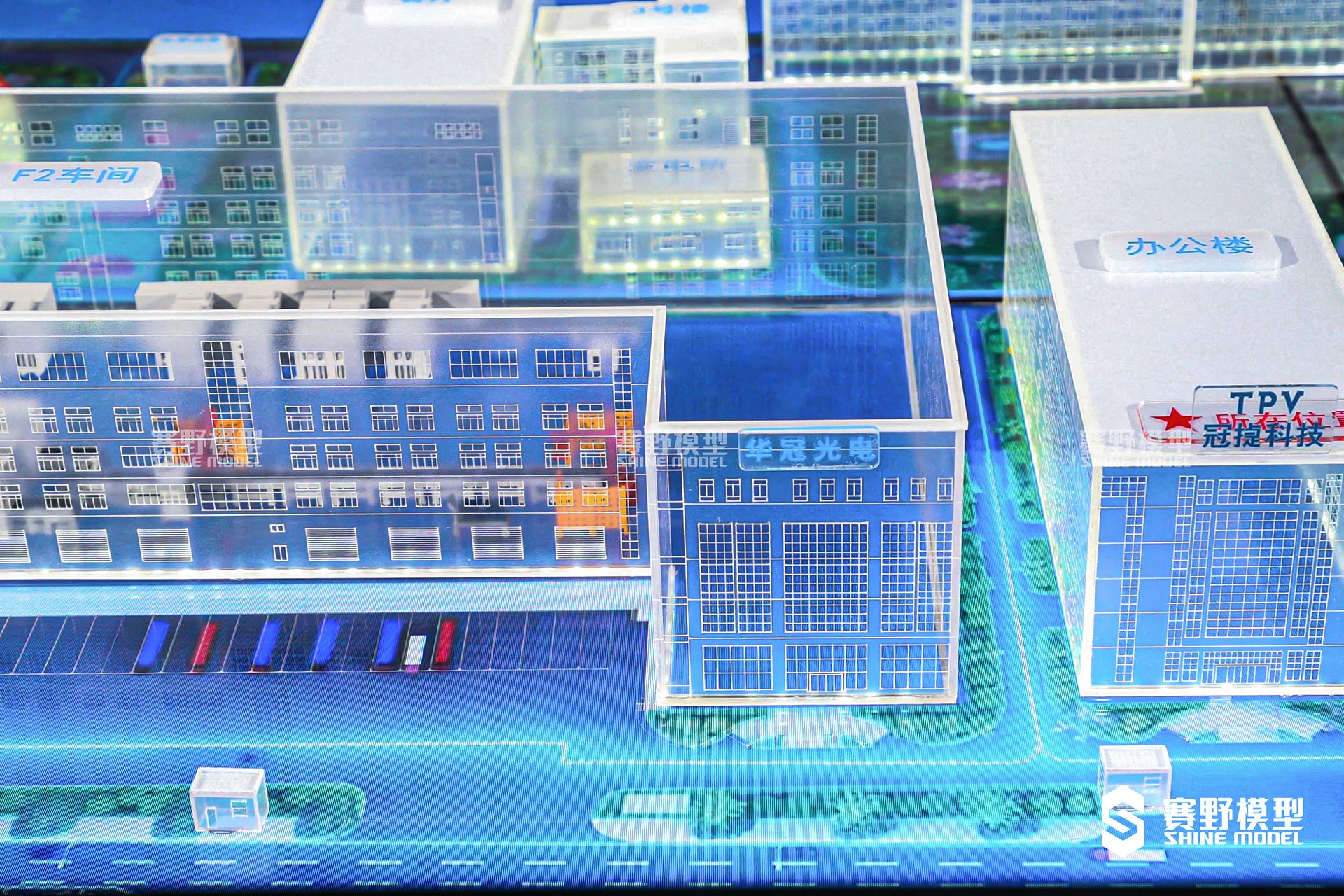 冠捷工业展示沙盘