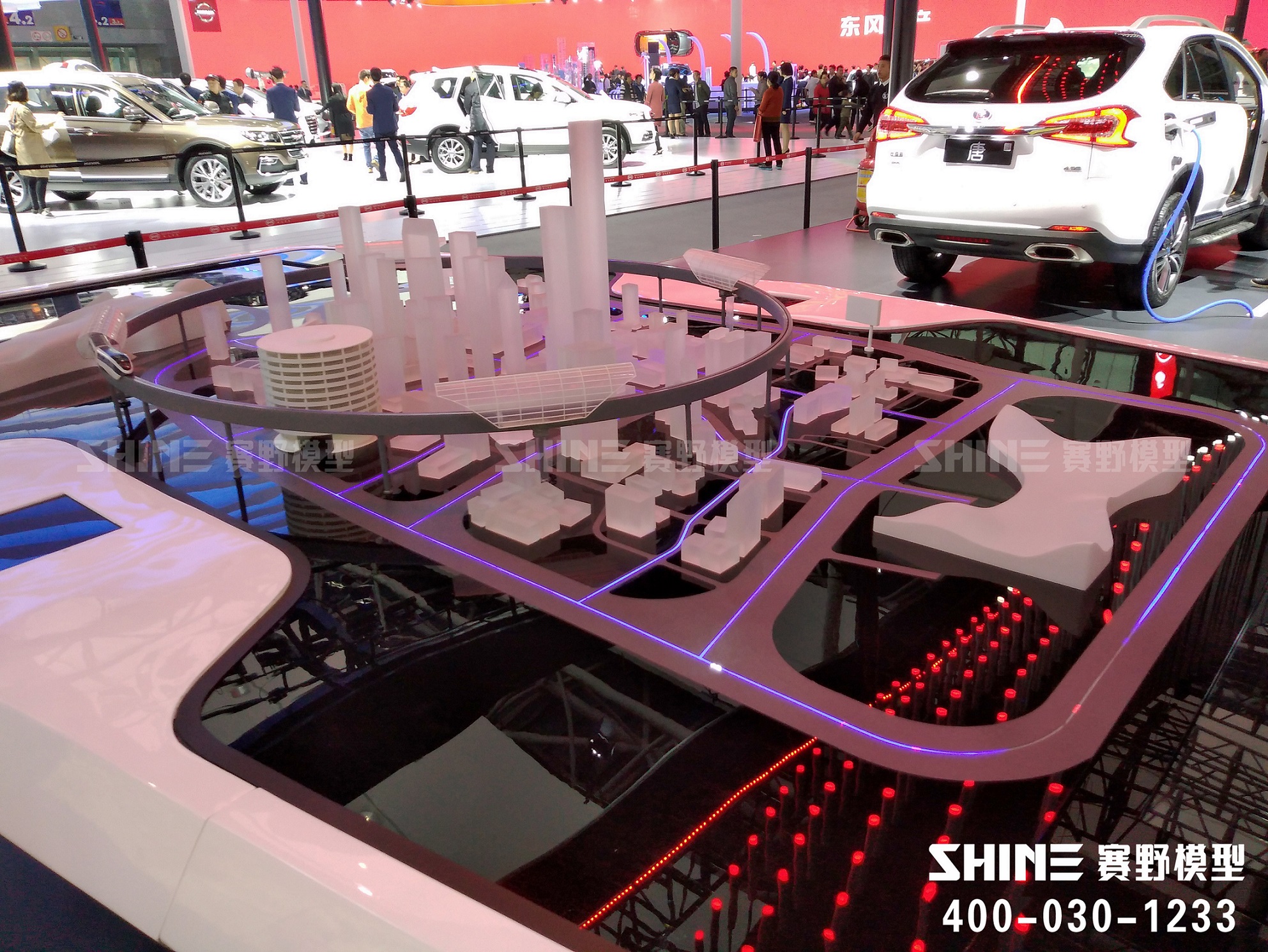 比亚迪云轨沙盘