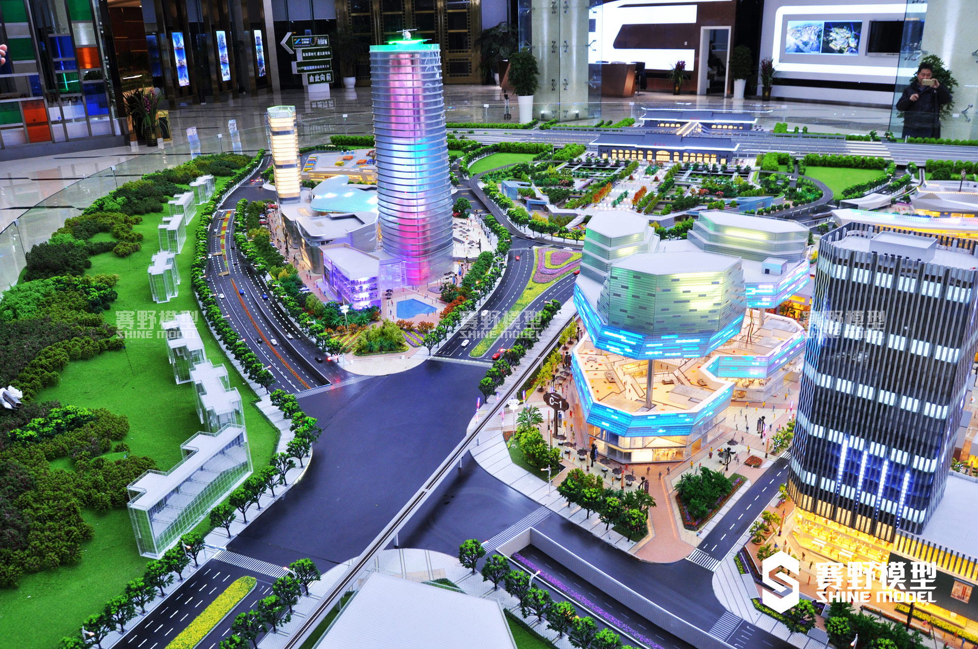 遵义铁投·高铁新城沙盘模型