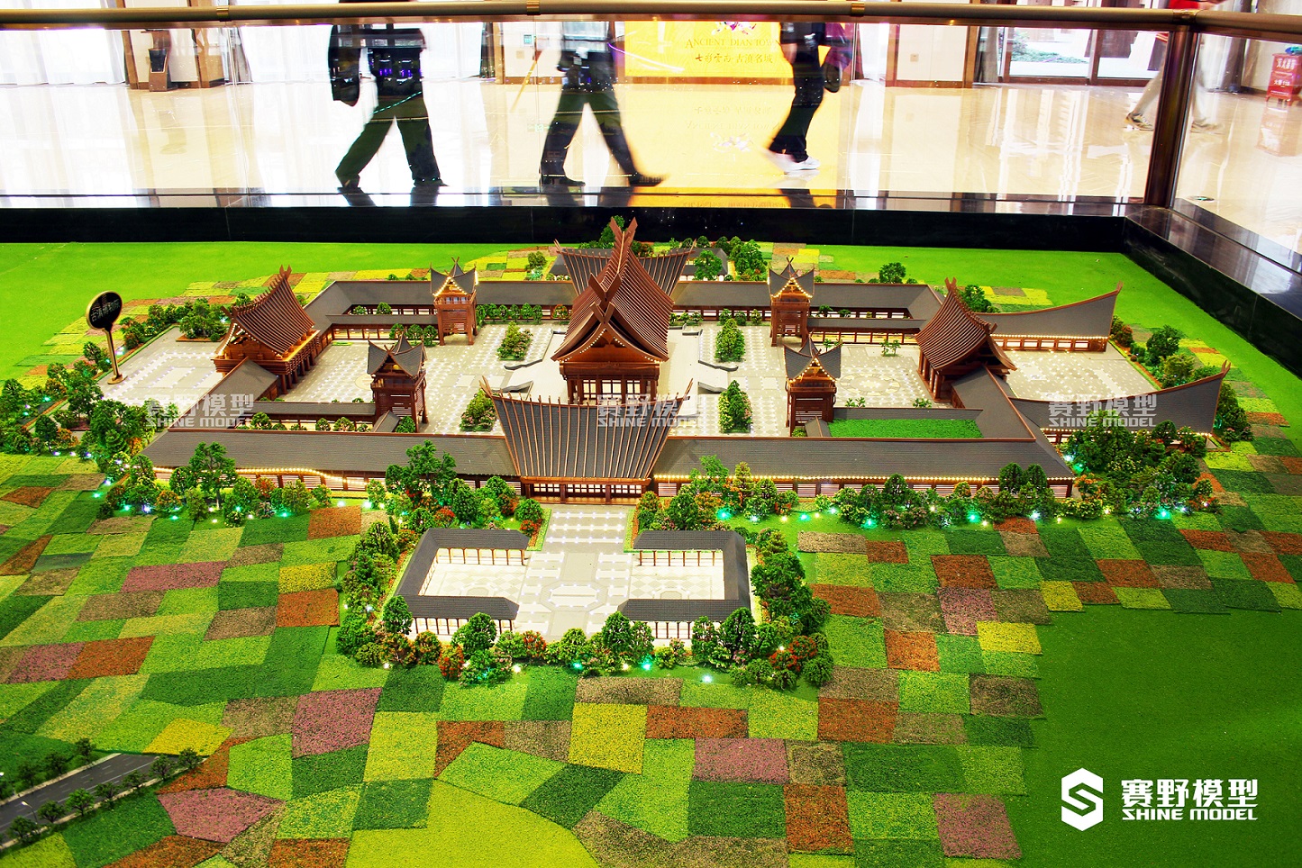 古滇王国古建筑模型