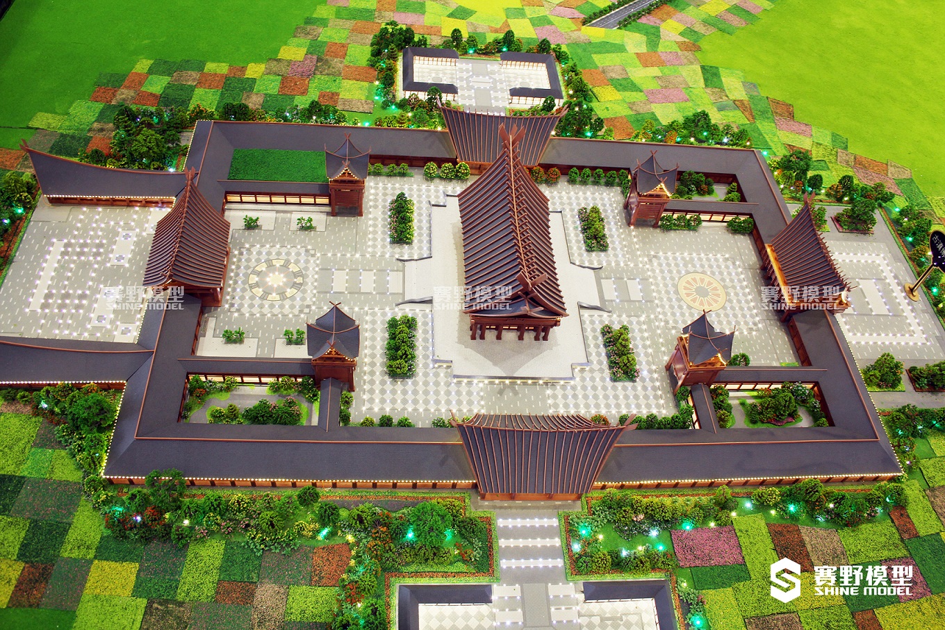 古滇王国古建筑模型