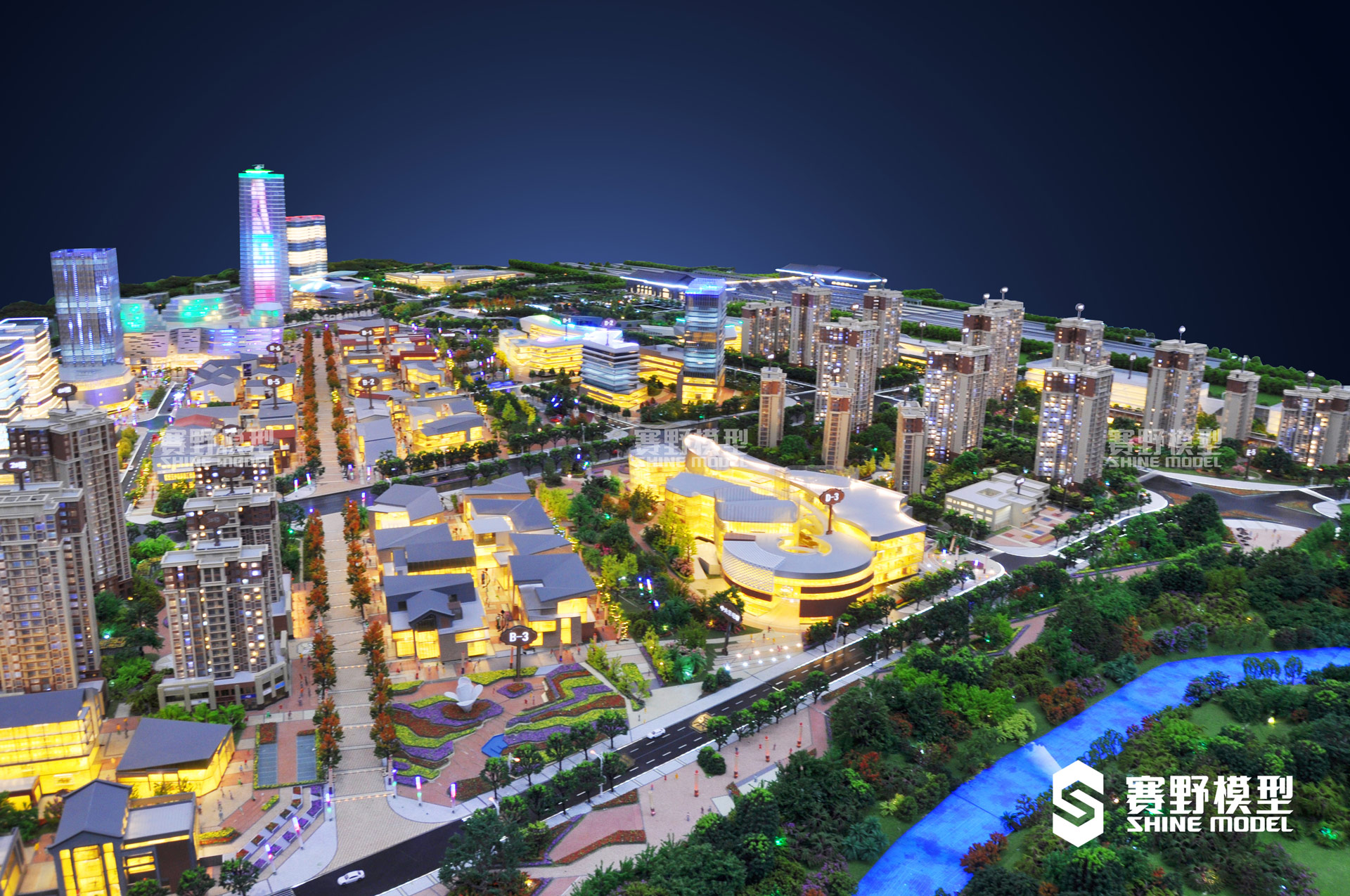 遵义铁投·高铁新城沙盘模型