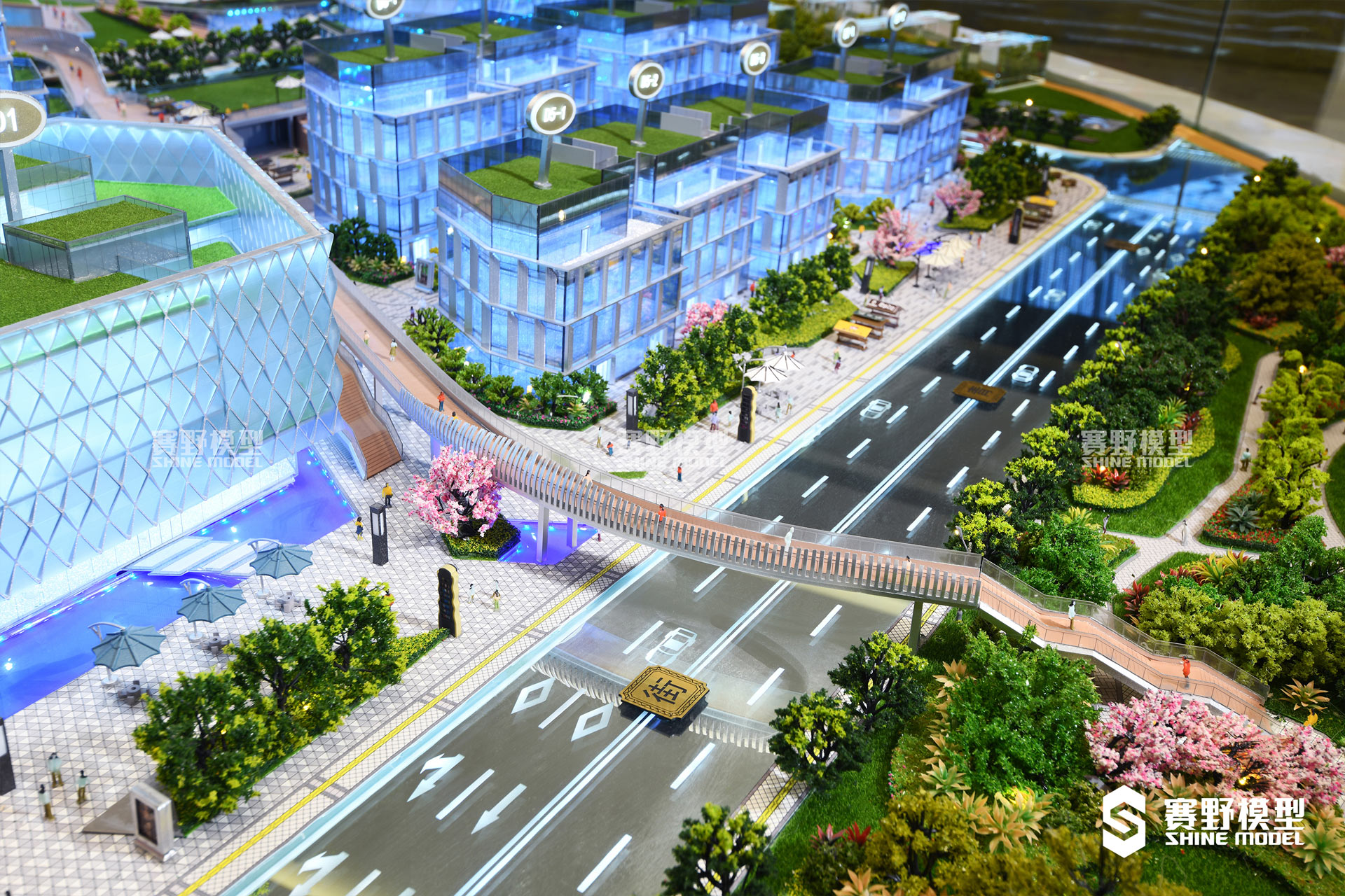 合肥金融城广场沙盘模型