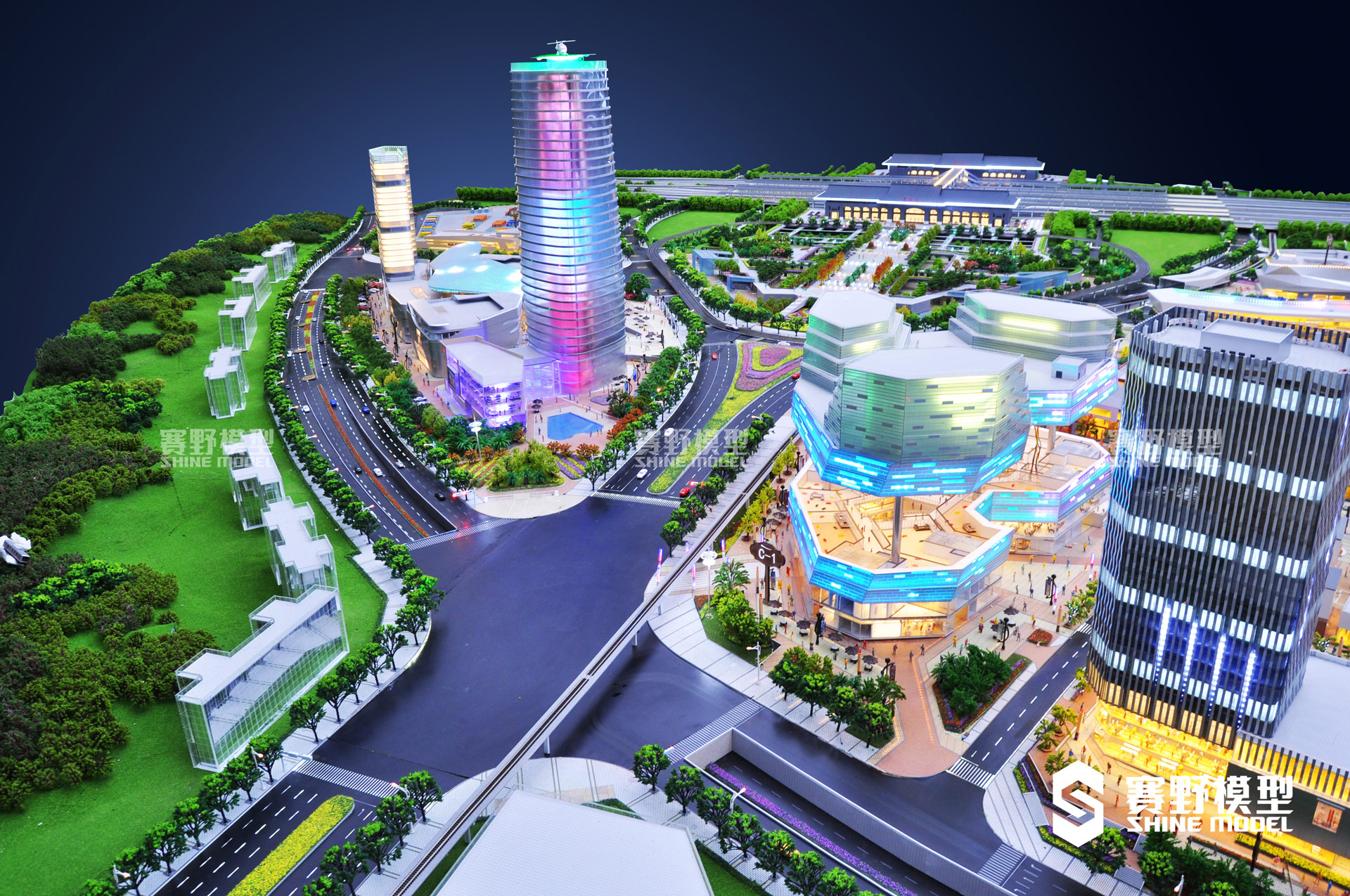 遵义铁投·高铁新城沙盘模型