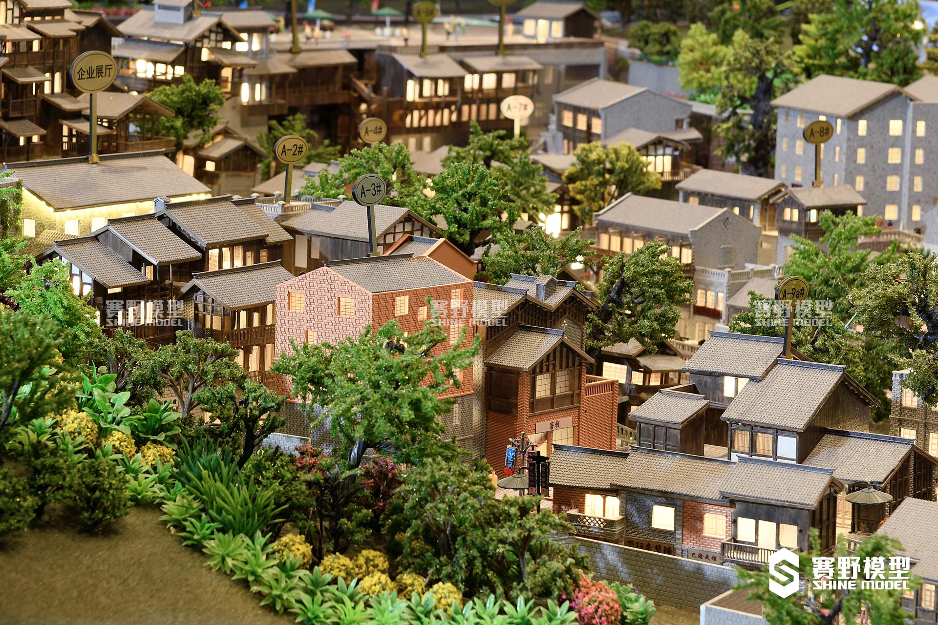 重庆十八梯传统风貌区文旅沙盘模型