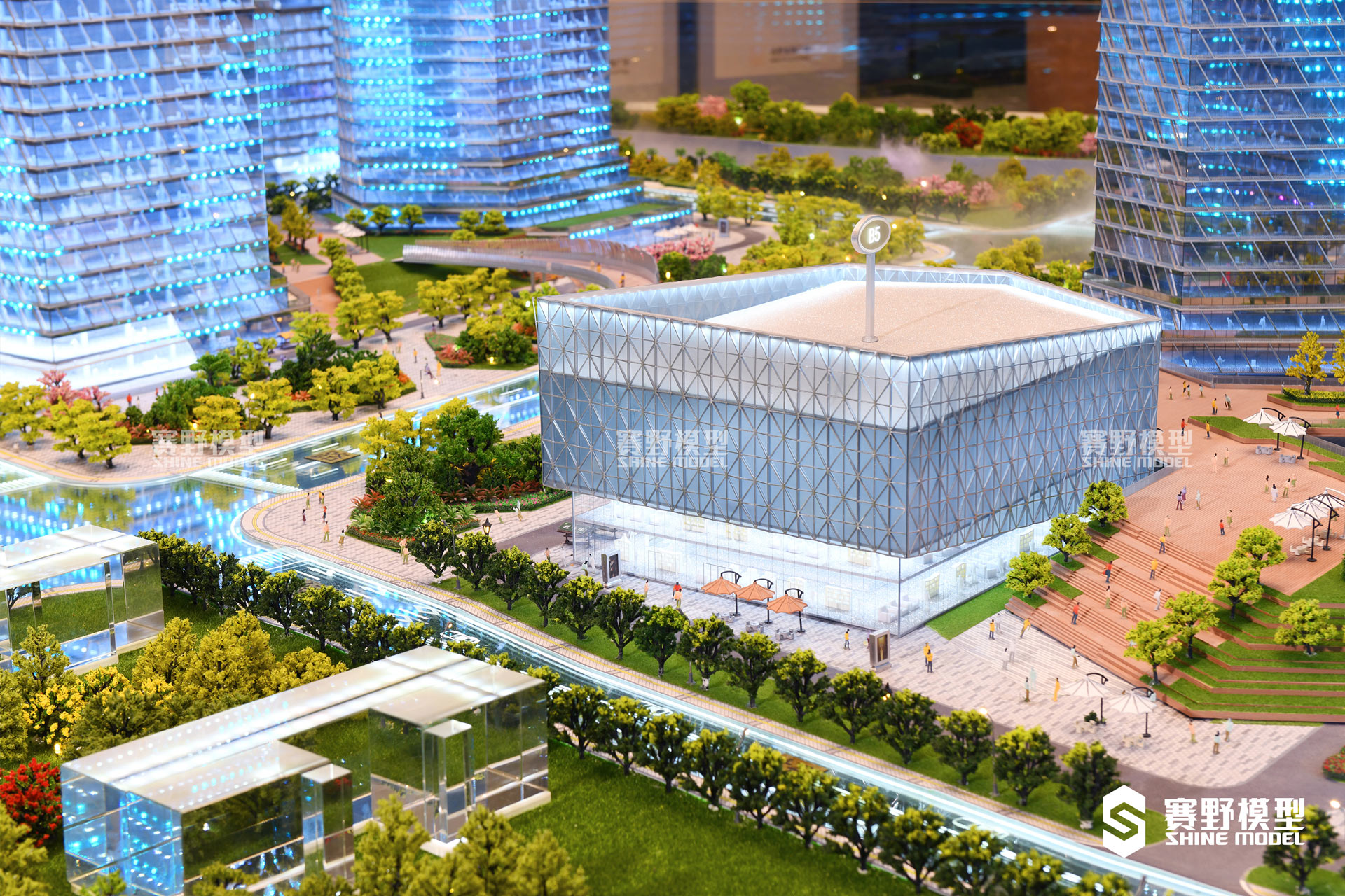 合肥金融城广场沙盘模型