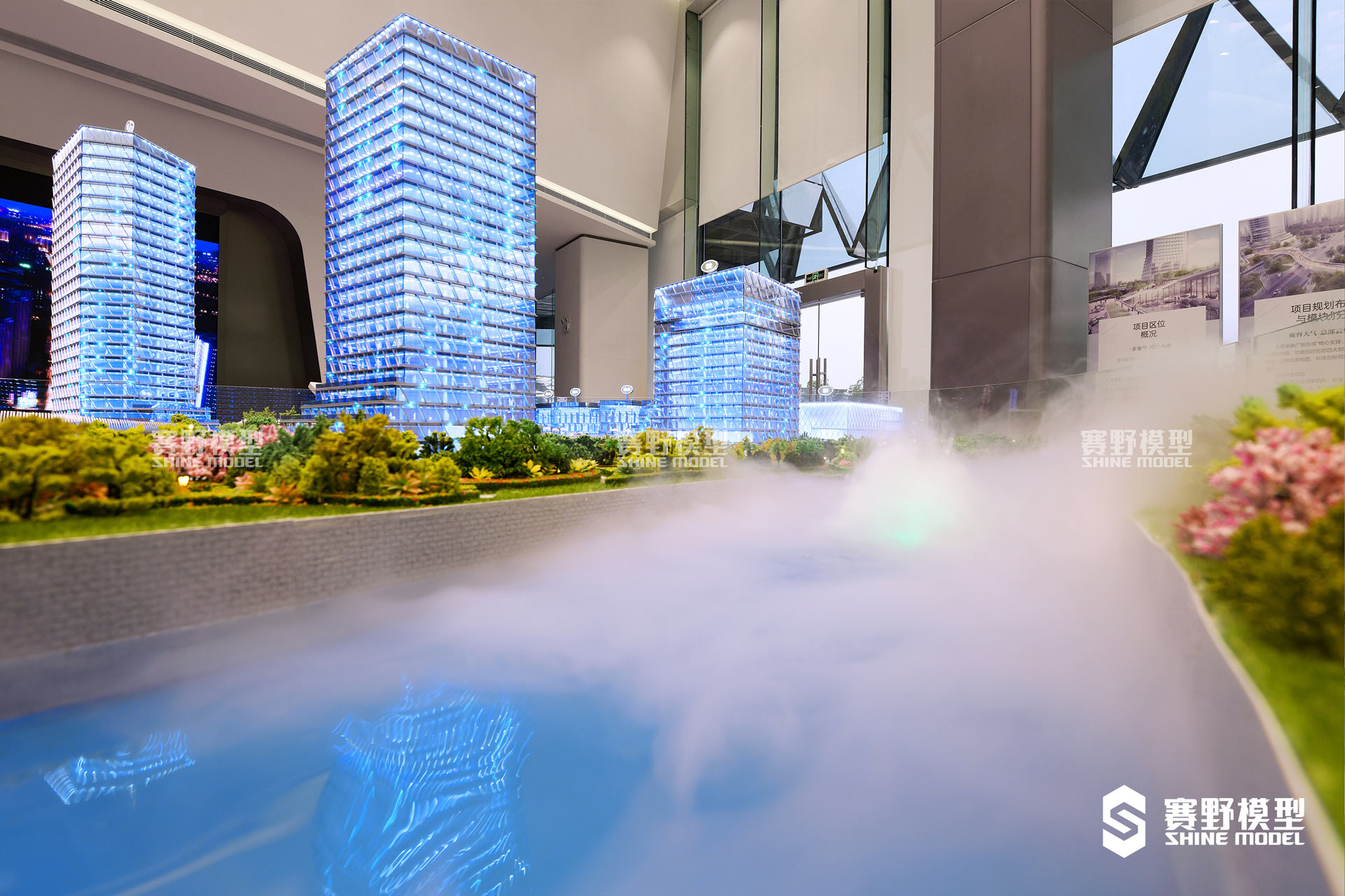 合肥金融城广场沙盘模型