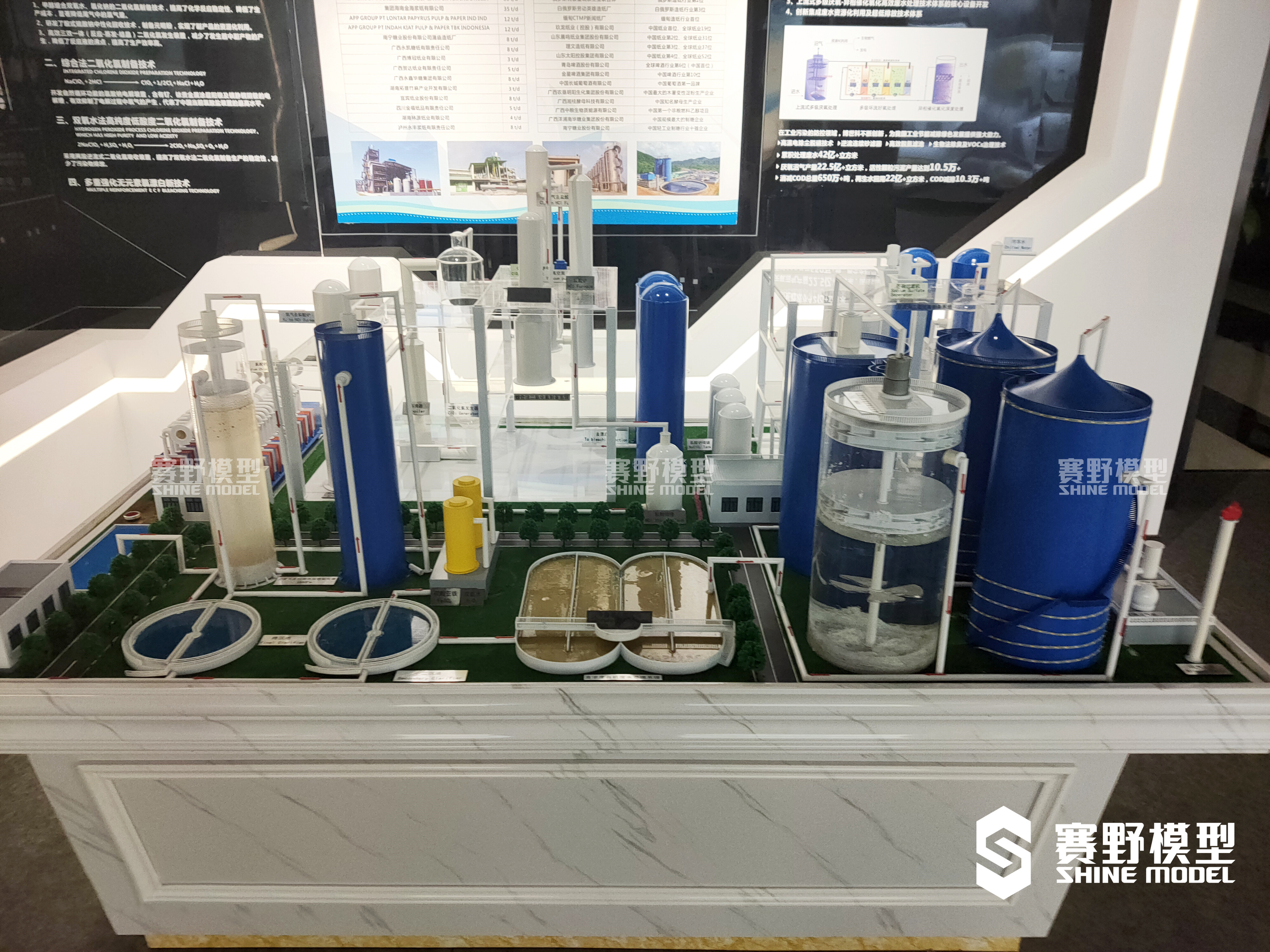 南宁博世科展厅工业模型