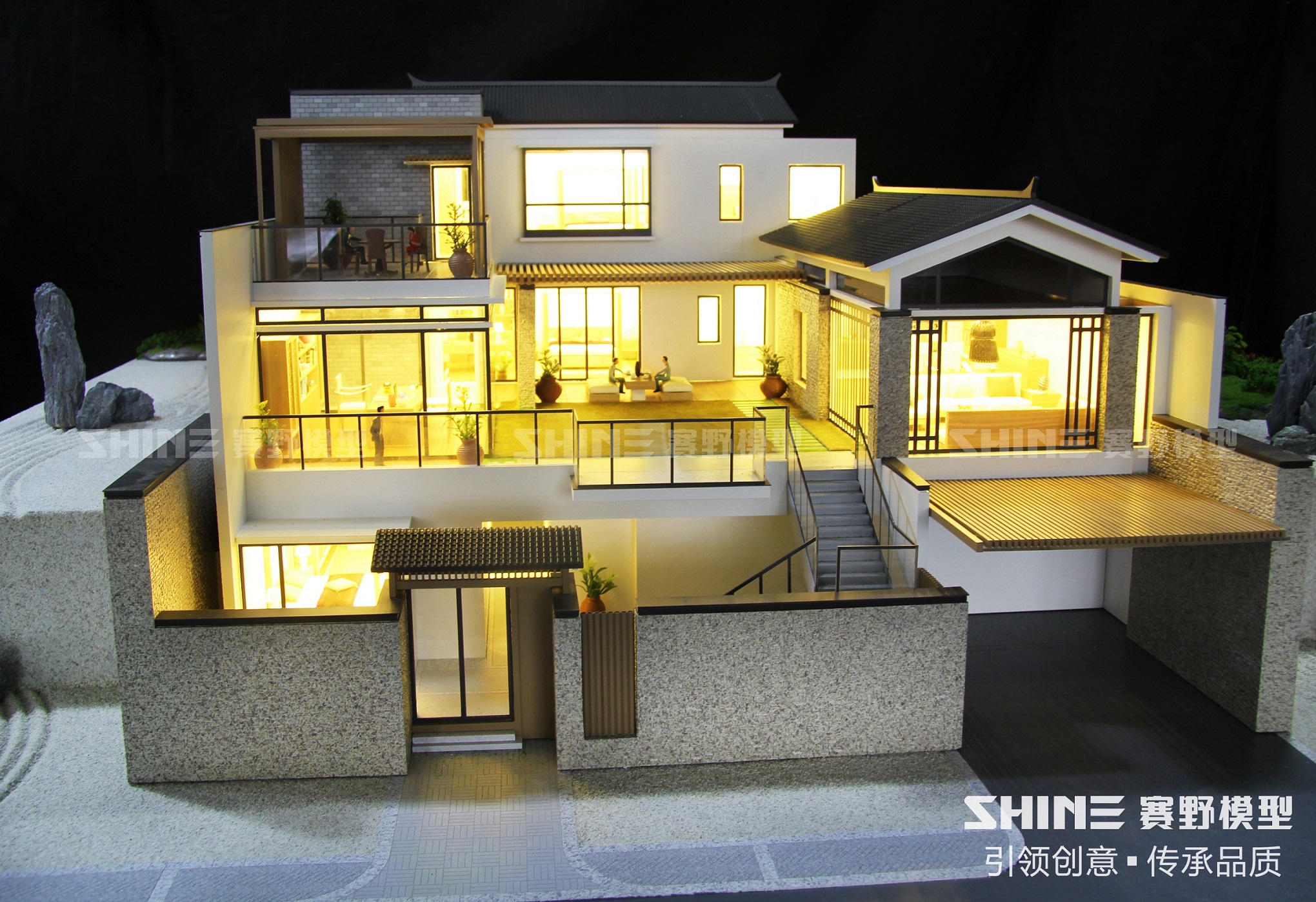 沧海一墅单体模型