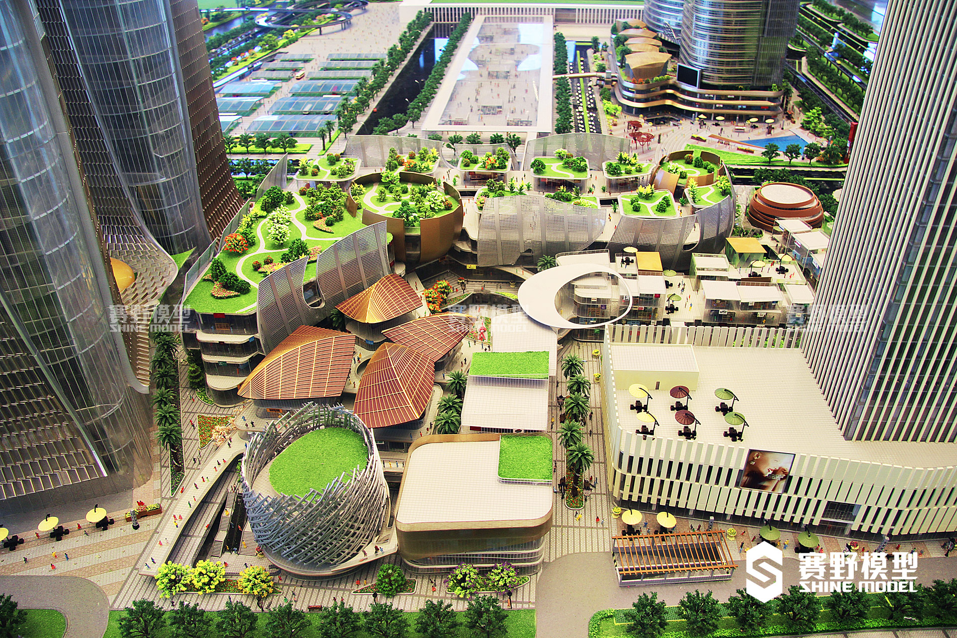 中冶盛世国际广场沙盘模型