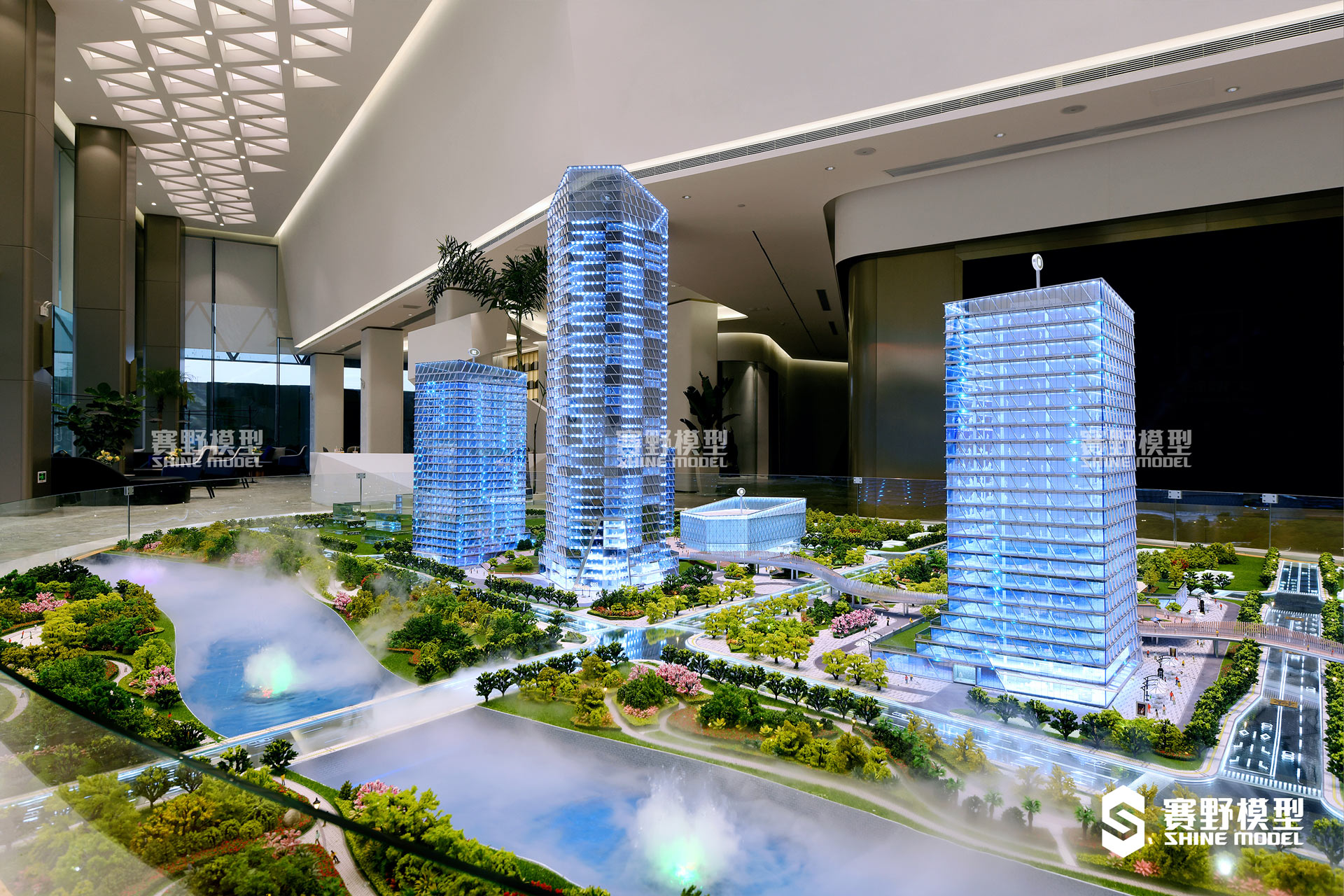 合肥金融城广场沙盘模型