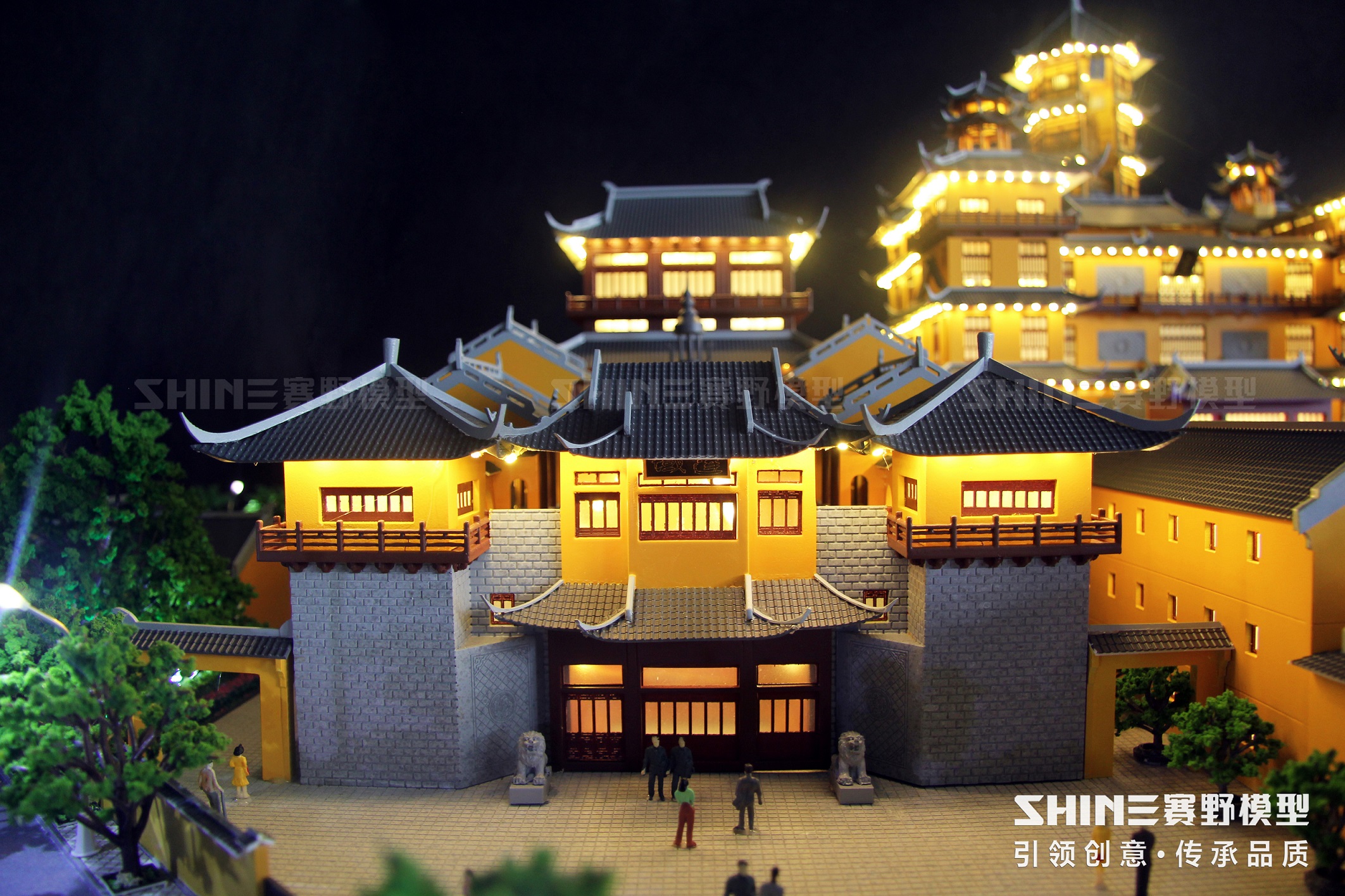 永兴寺古建模型