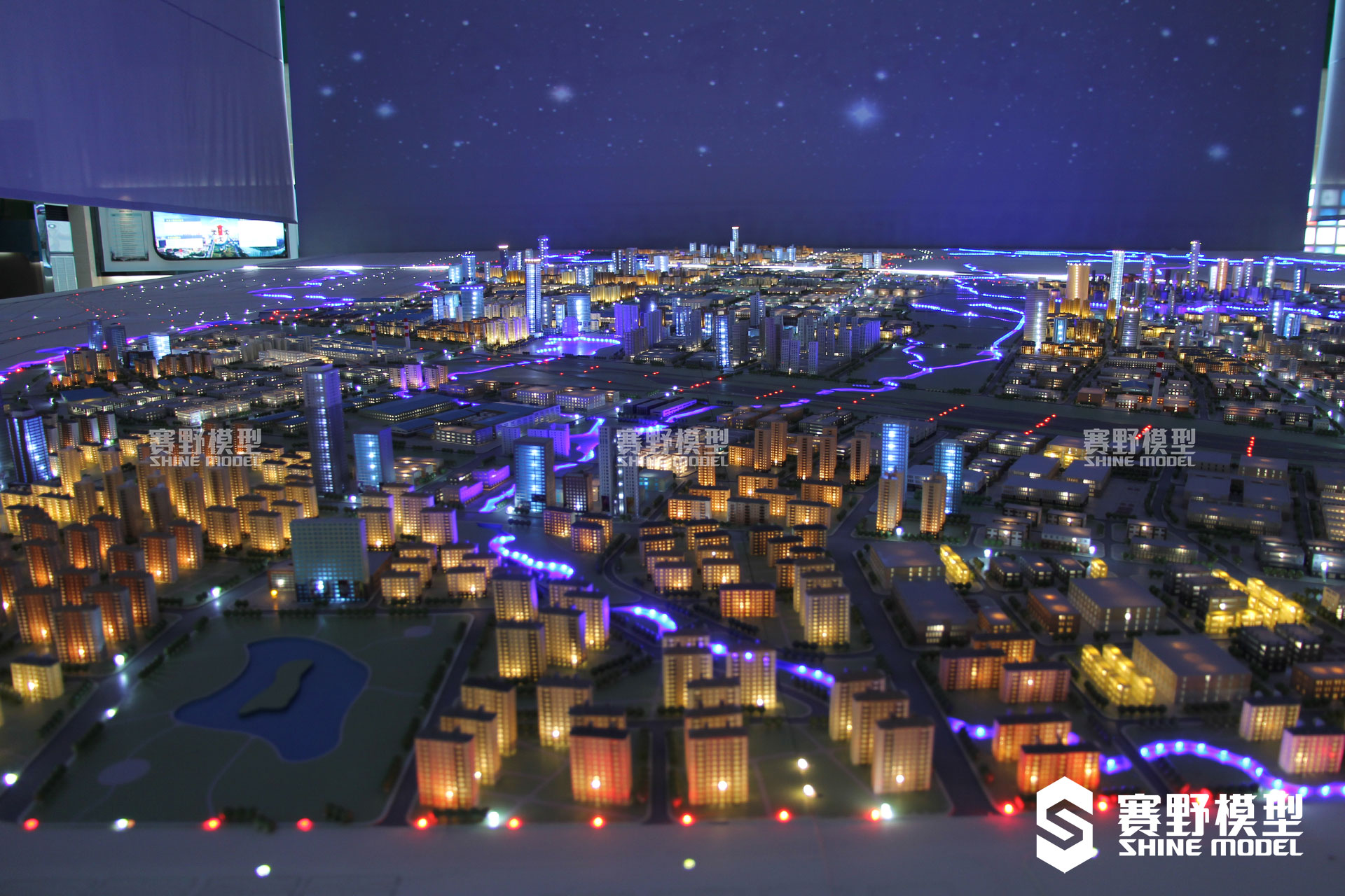 合肥市新站区规划展示馆沙盘模型