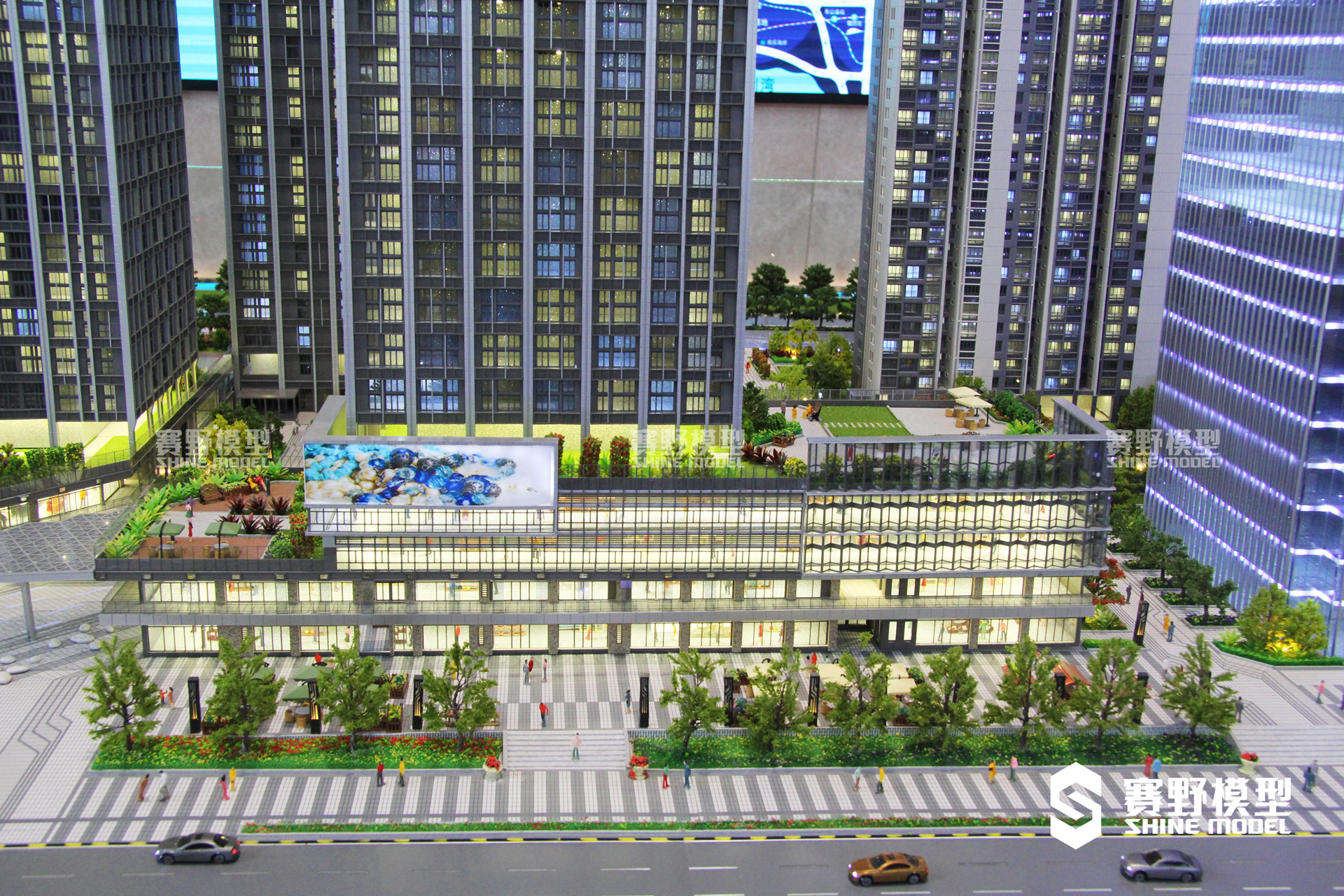 中粮创芯公园沙盘模型