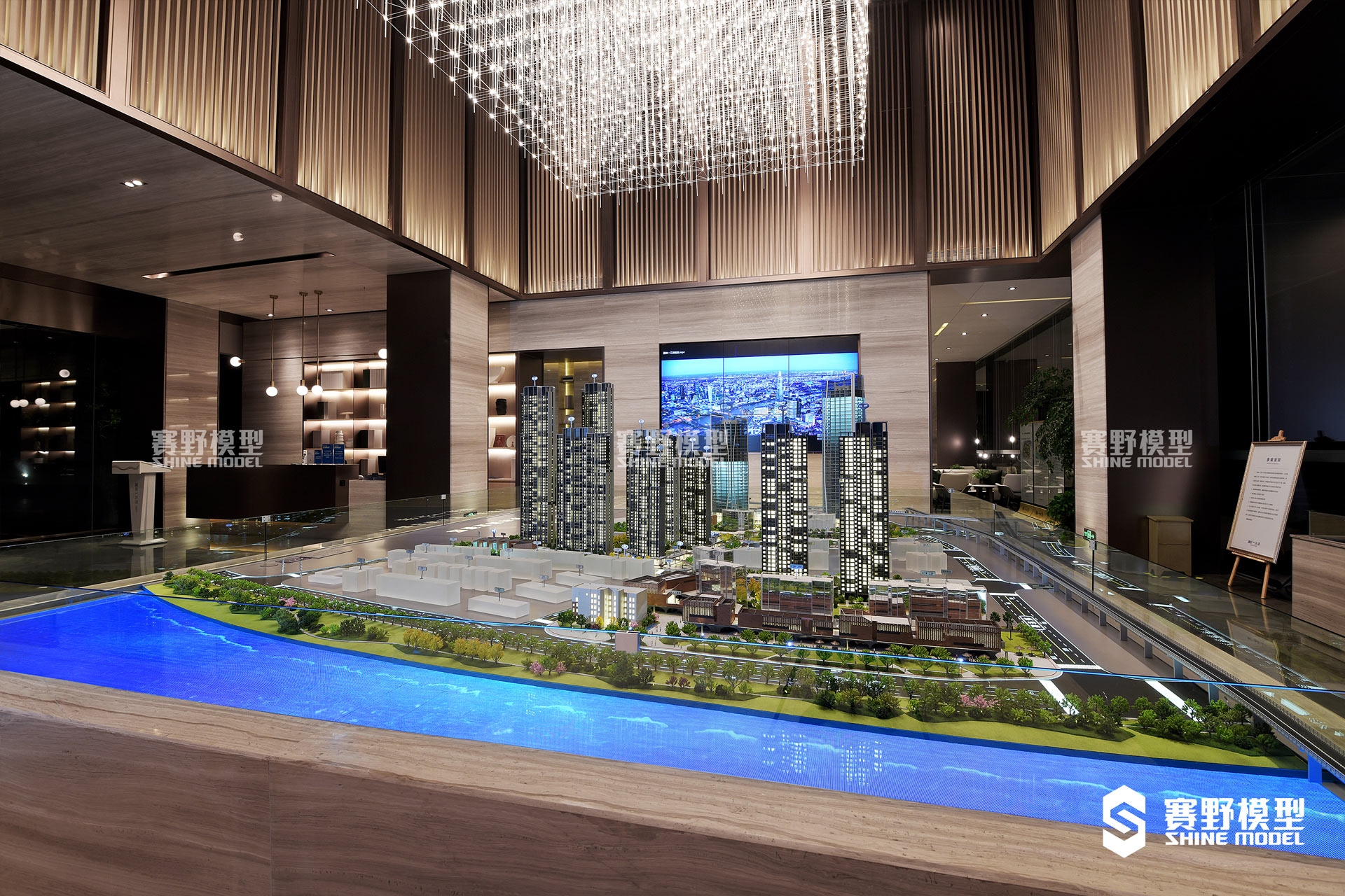 武汉融创一江源商业综合体沙盘模型
