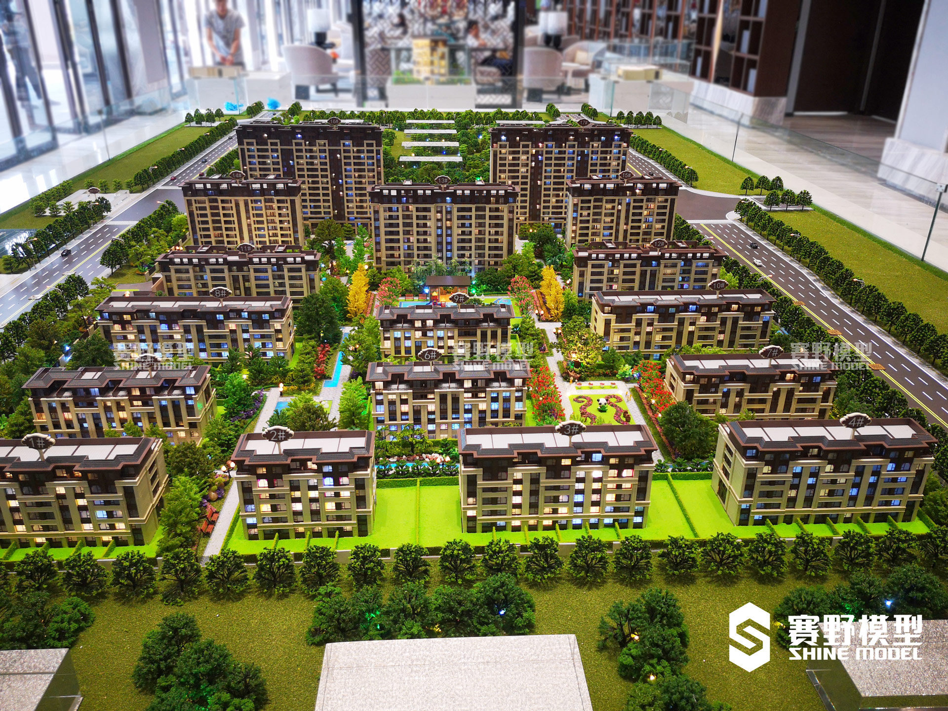 福星惠誉·美术城|云玺沙盘模型