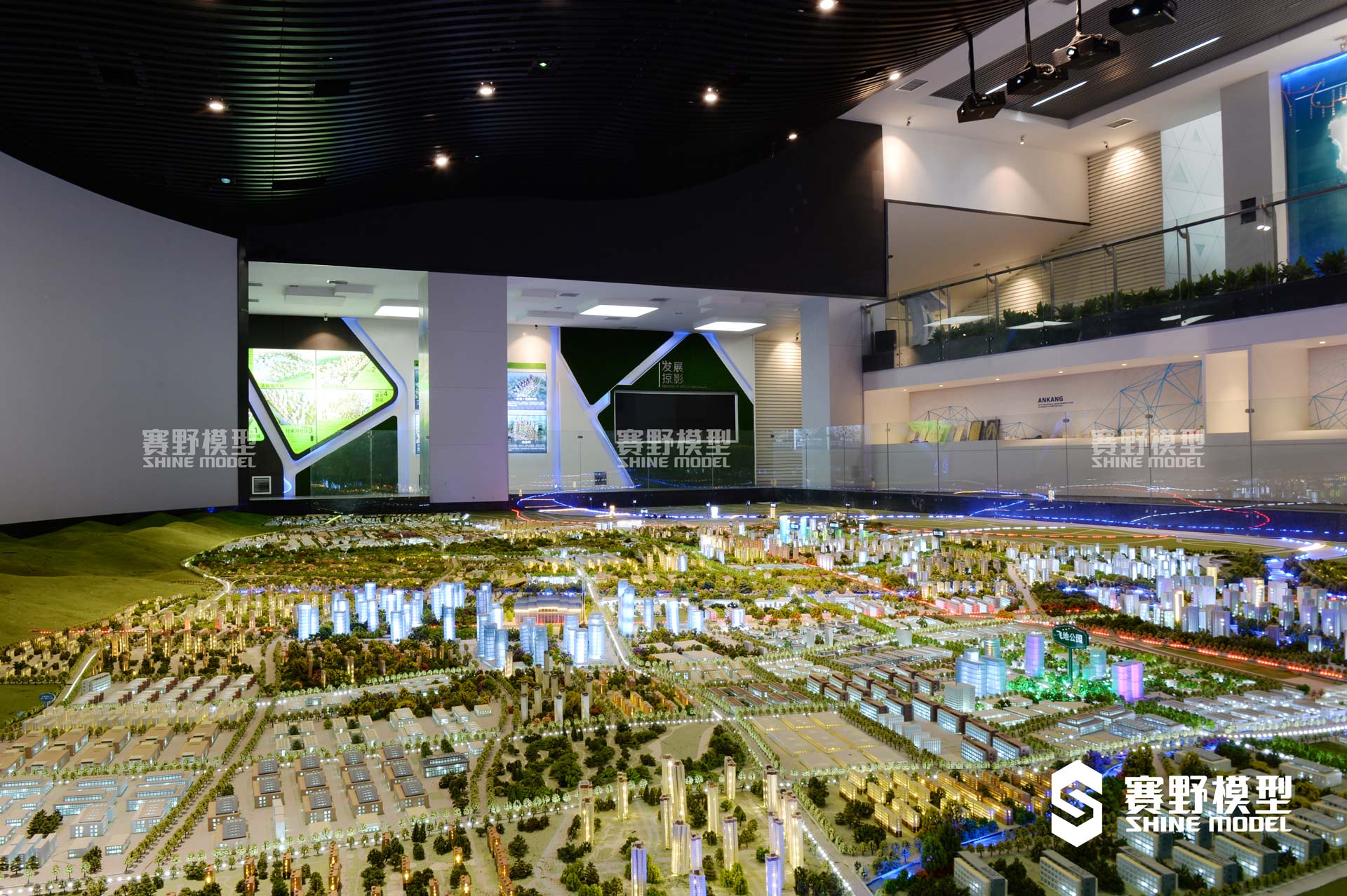 安康规划沙盘模型