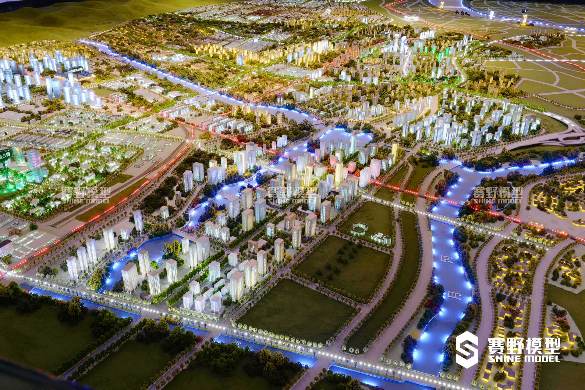 安康规划沙盘模型