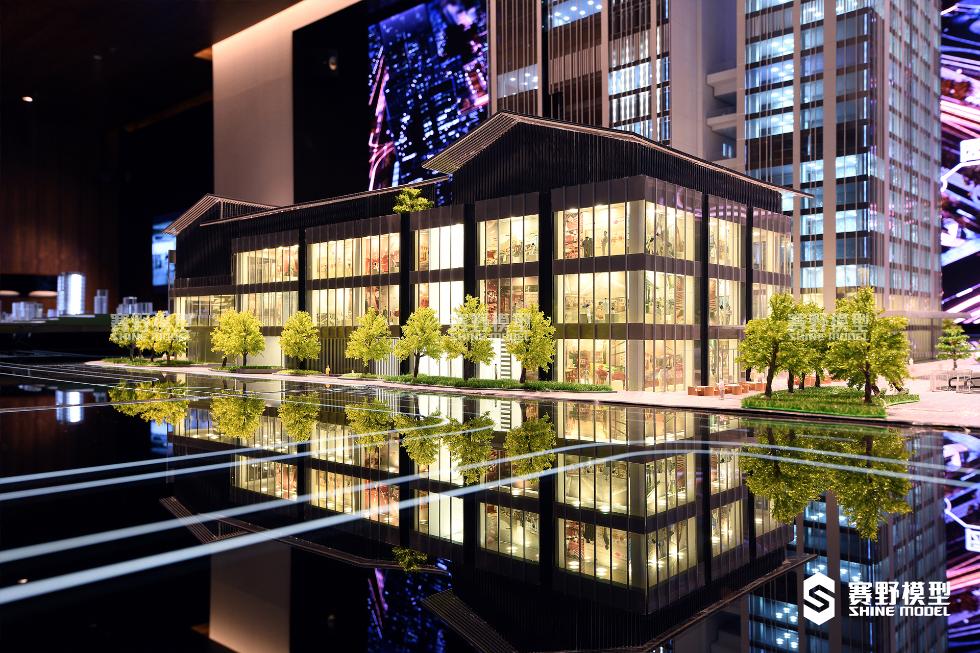 广州建华中心商业综合体沙盘模型