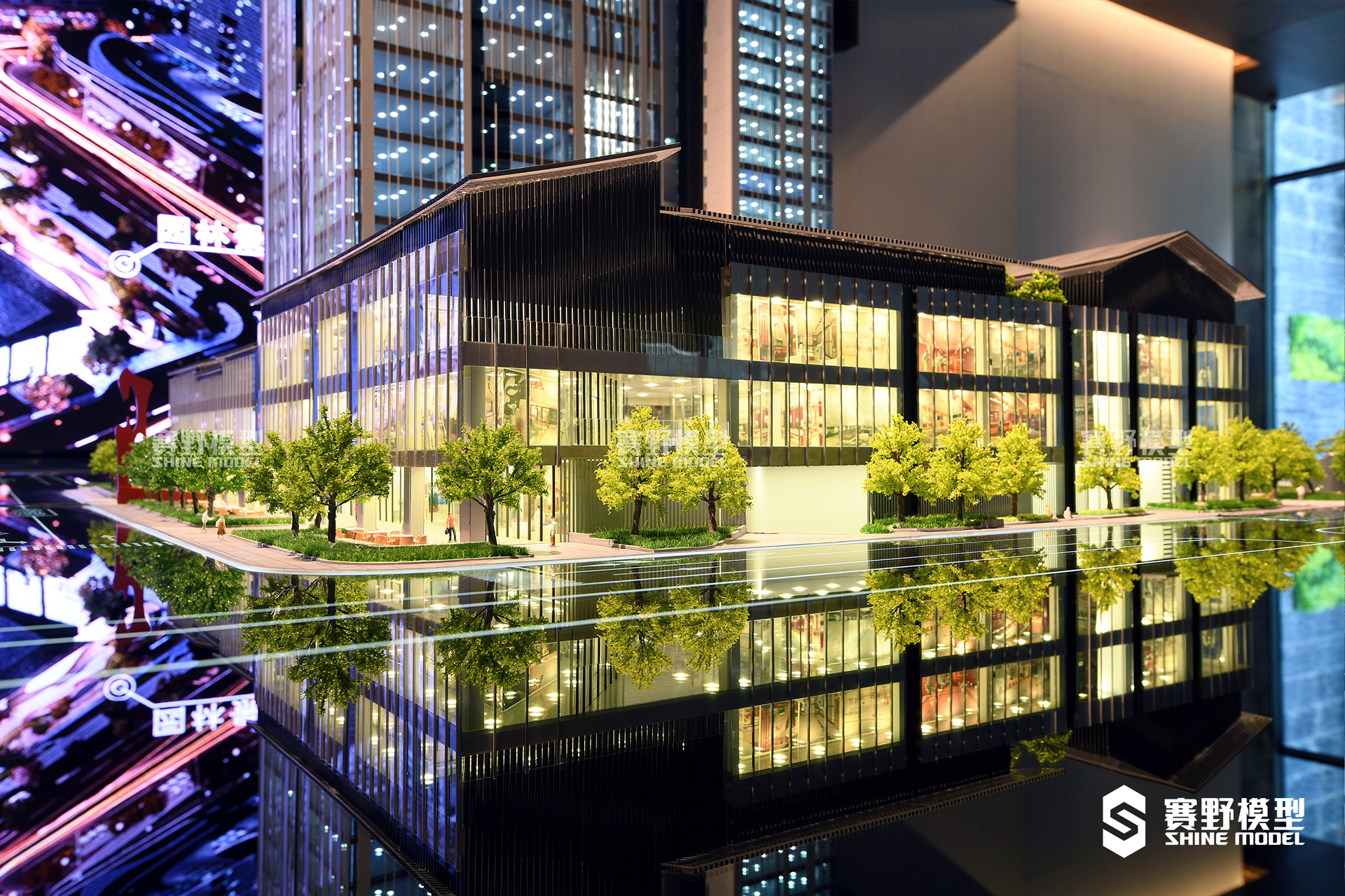 广州建华中心商业综合体沙盘模型