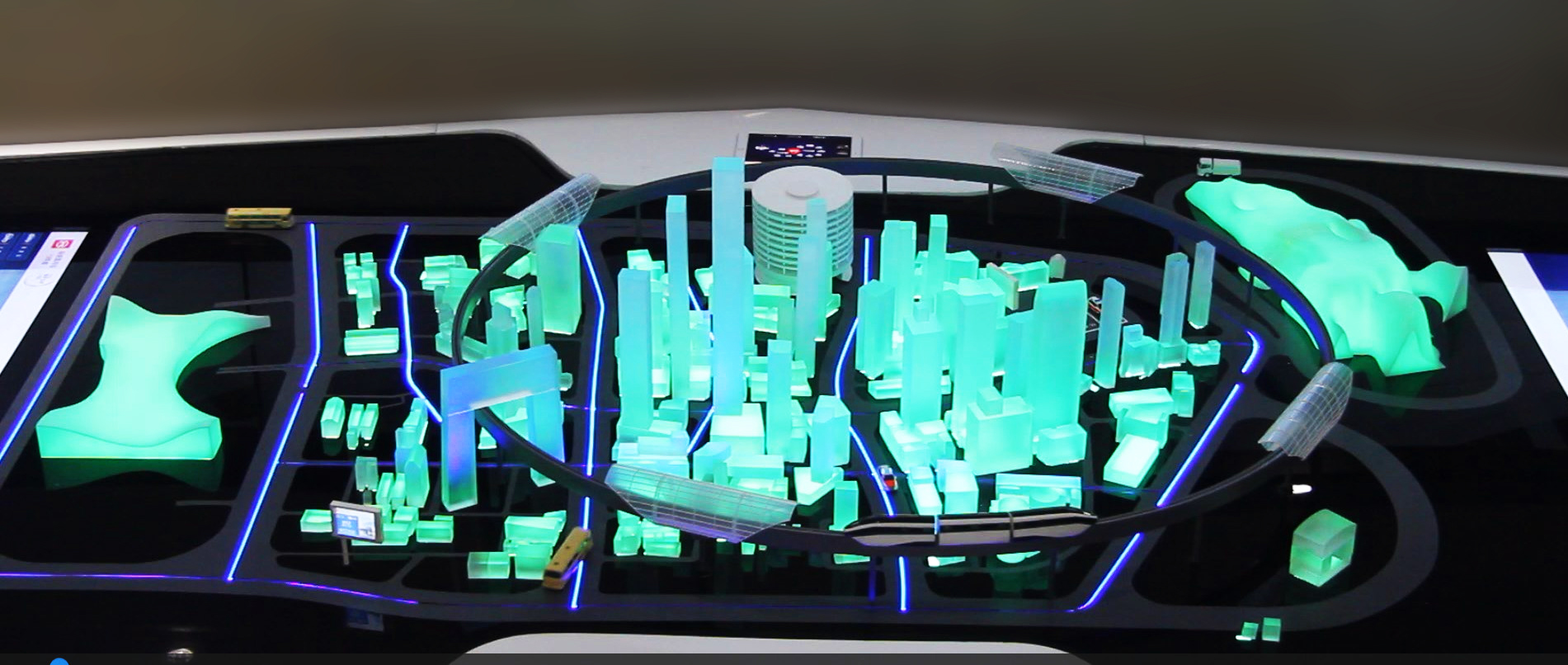 比亚迪云轨沙盘